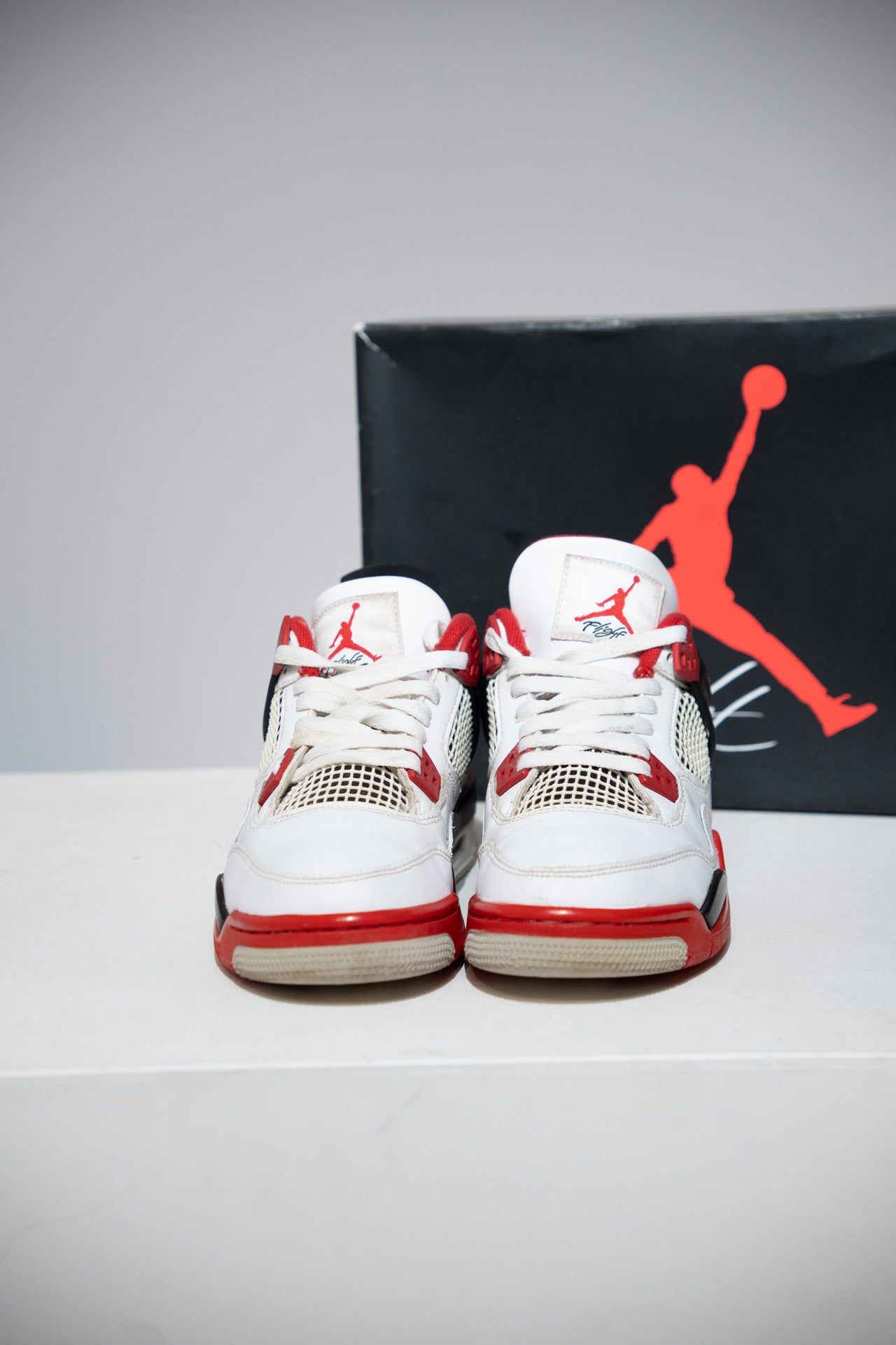 Jordan 4 Fire Red GS (Taille 38,5)
