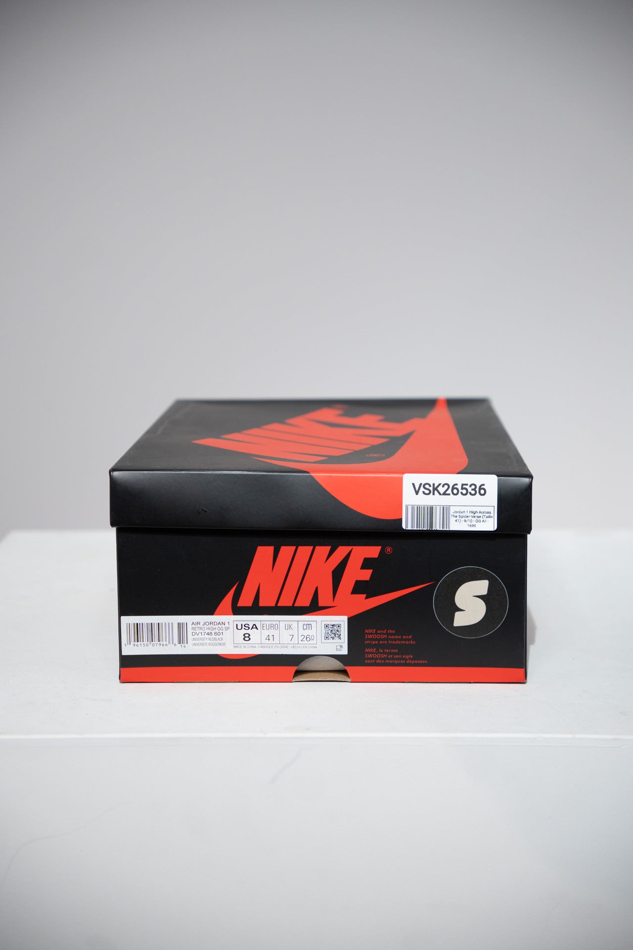 Jordan 1 High Across The Spider-Verse (Taille 41)