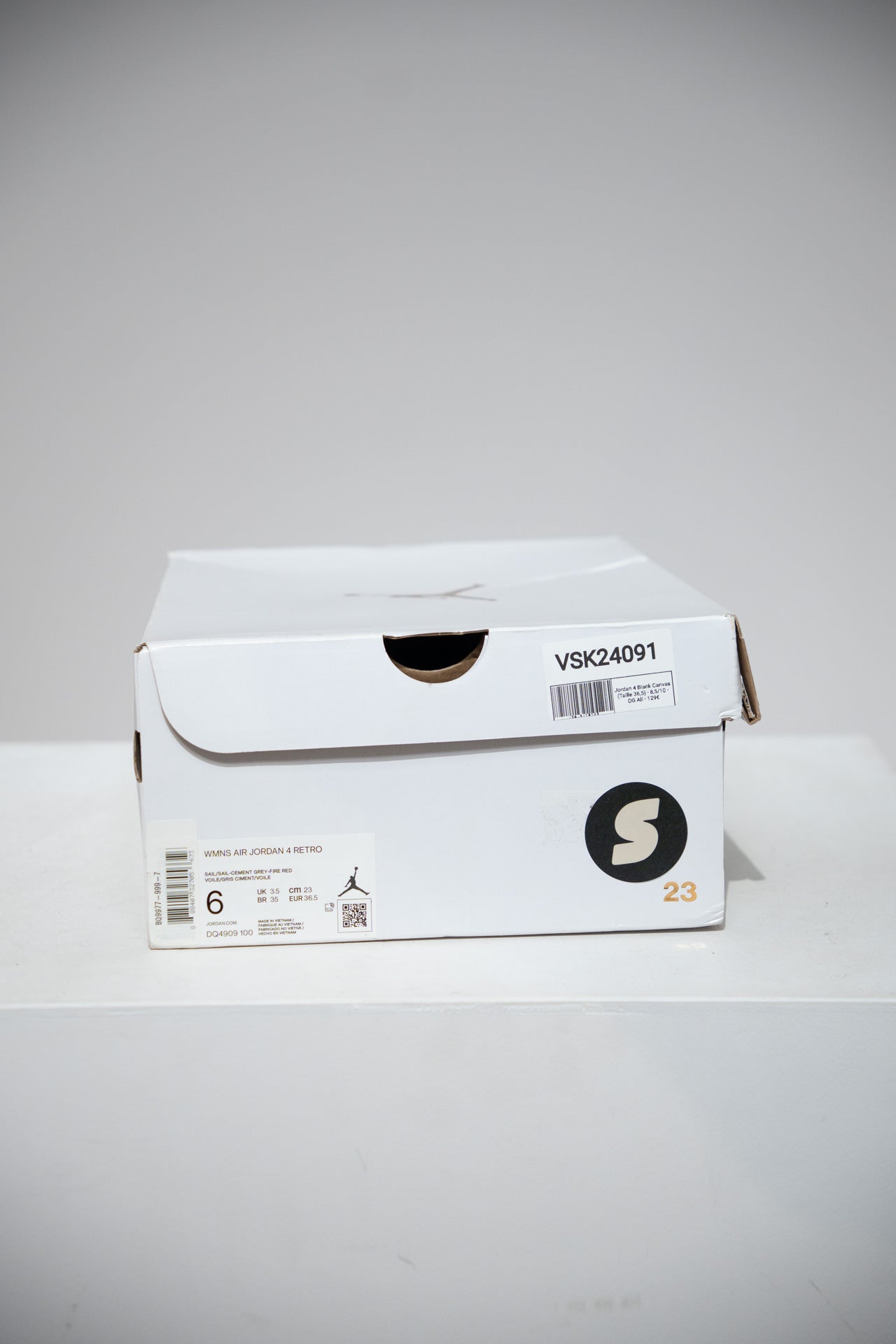 Jordan 4 Blank Canvas (Taille 36,5)