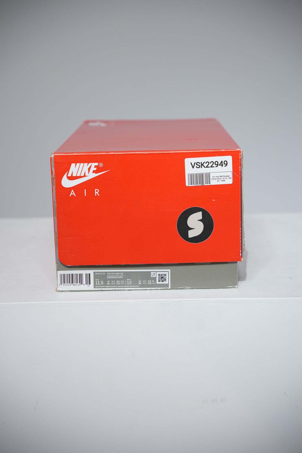 Air max BW Persian (Taille 45,5)