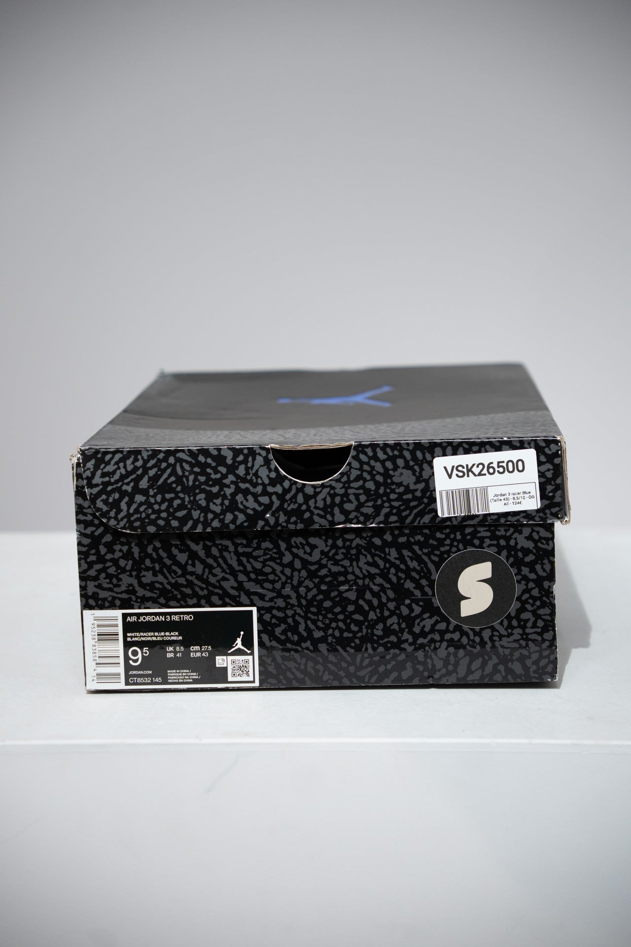 Jordan 3 racer Blue (Taille 43)