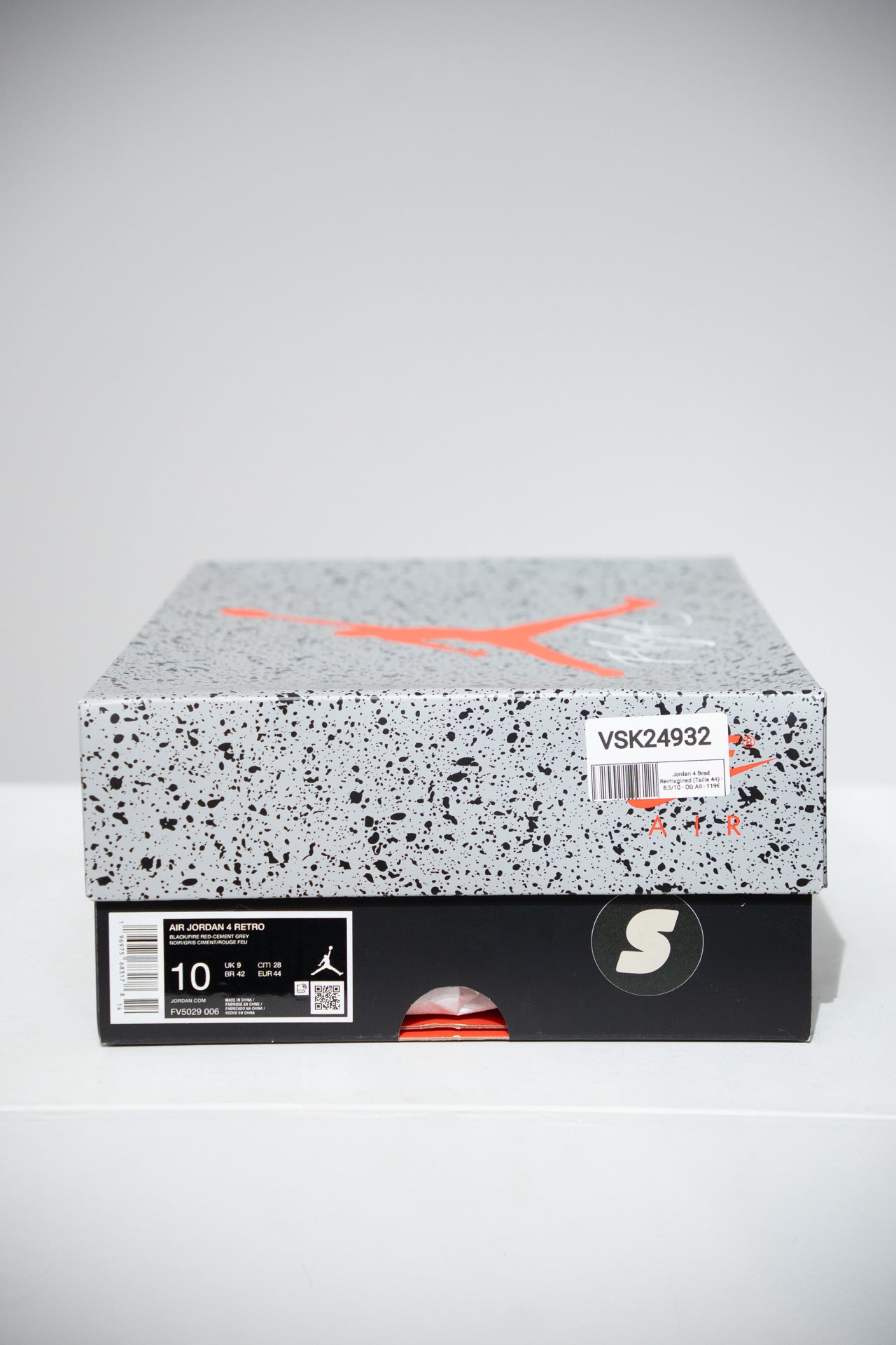 Jordan 4 Bred Reimagined (Taille 44)