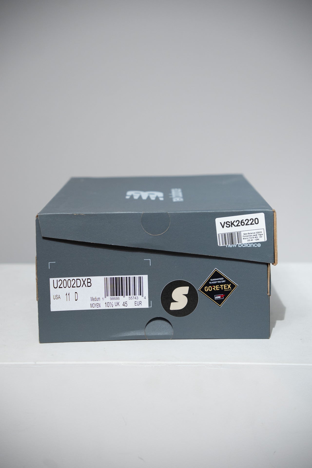 New Balance 2002R Protection pack Triple Black (Taille 45)