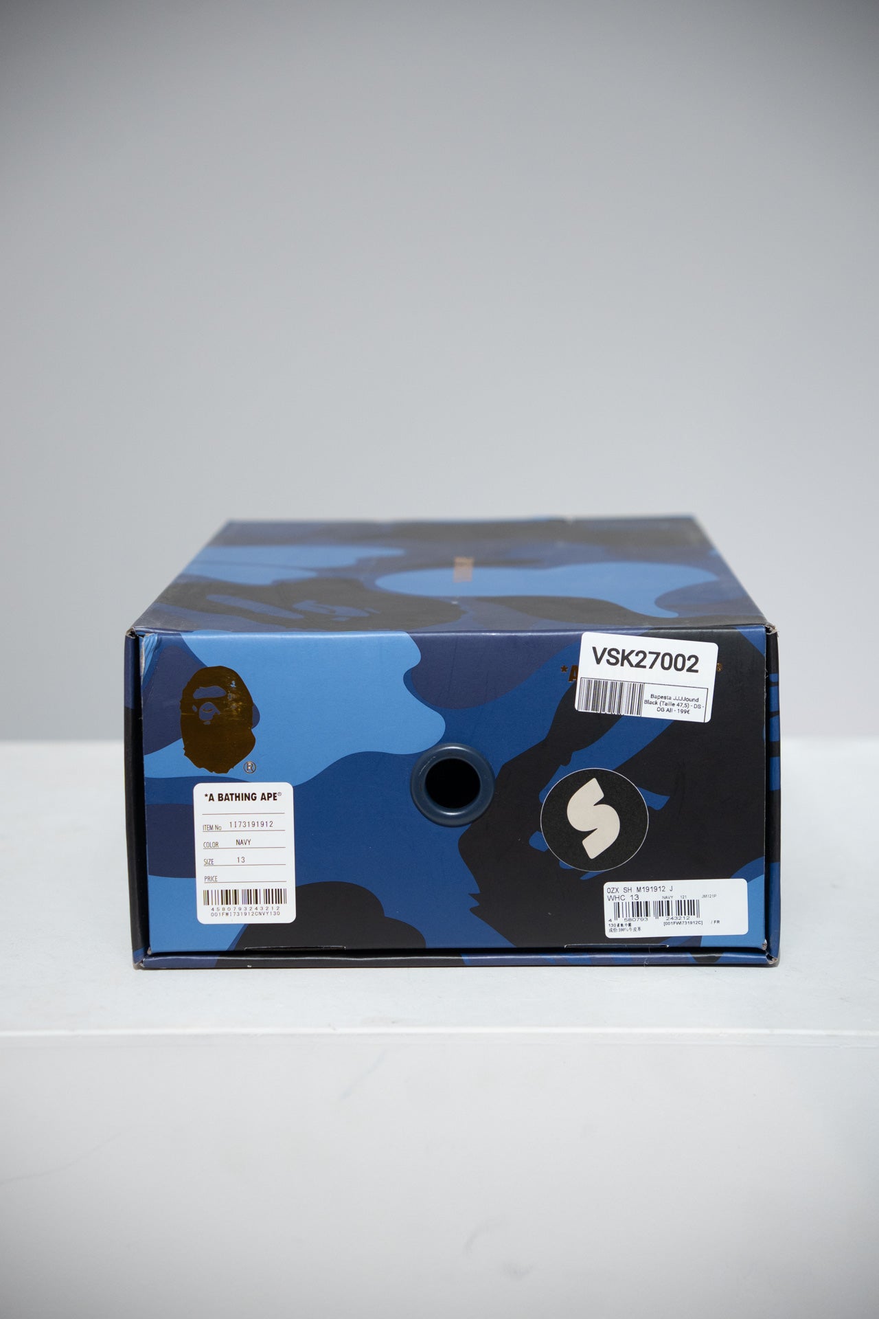 Bapesta JJJJound Black (Taille 47,5)