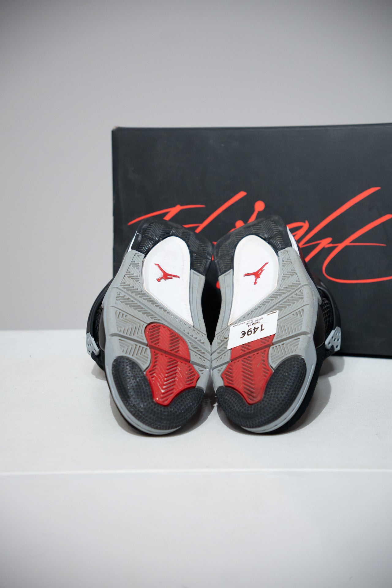 Jordan 4 Black Canvas (Taille 41)