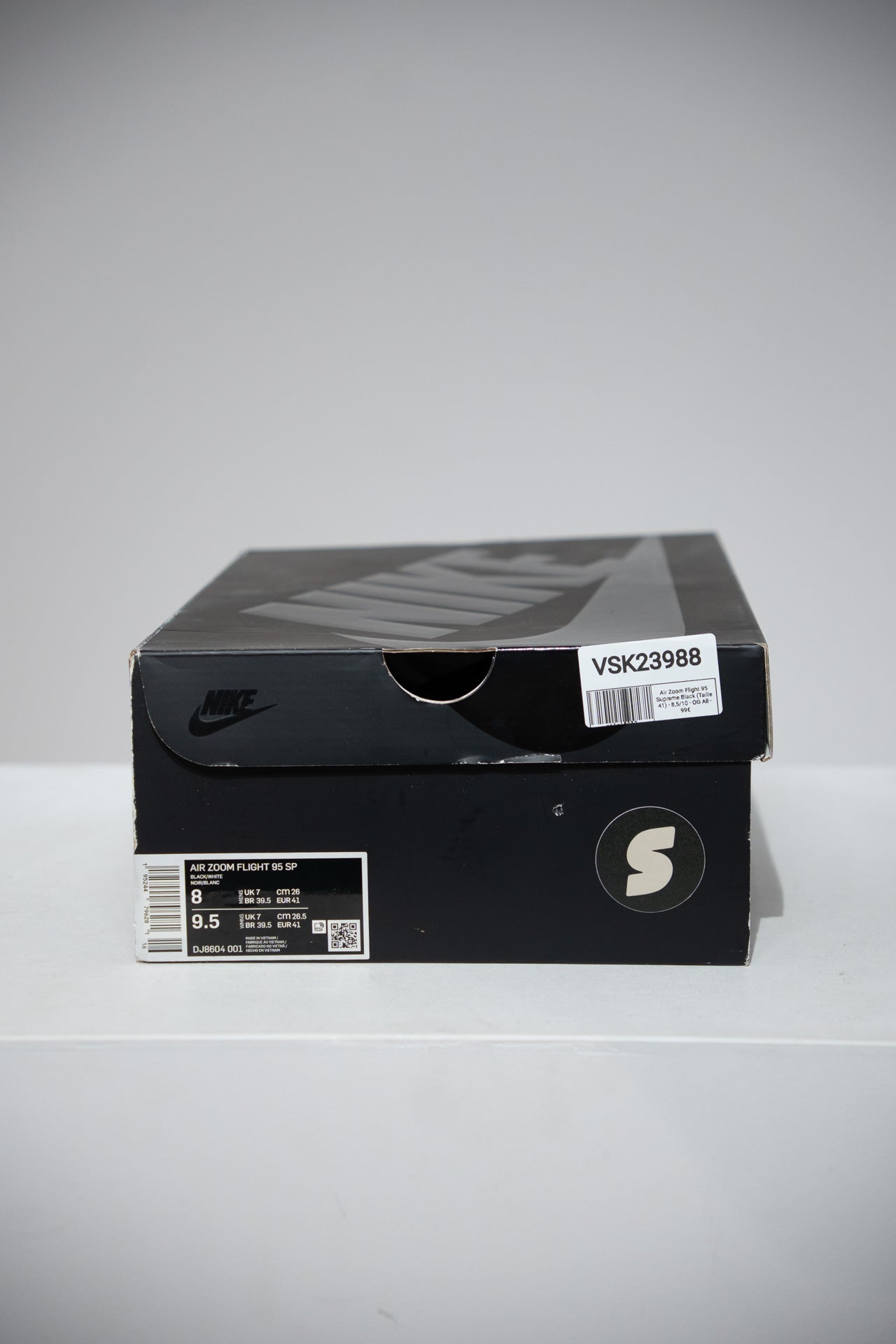 Air Zoom Flight 95 Supreme Black (Taille 41)