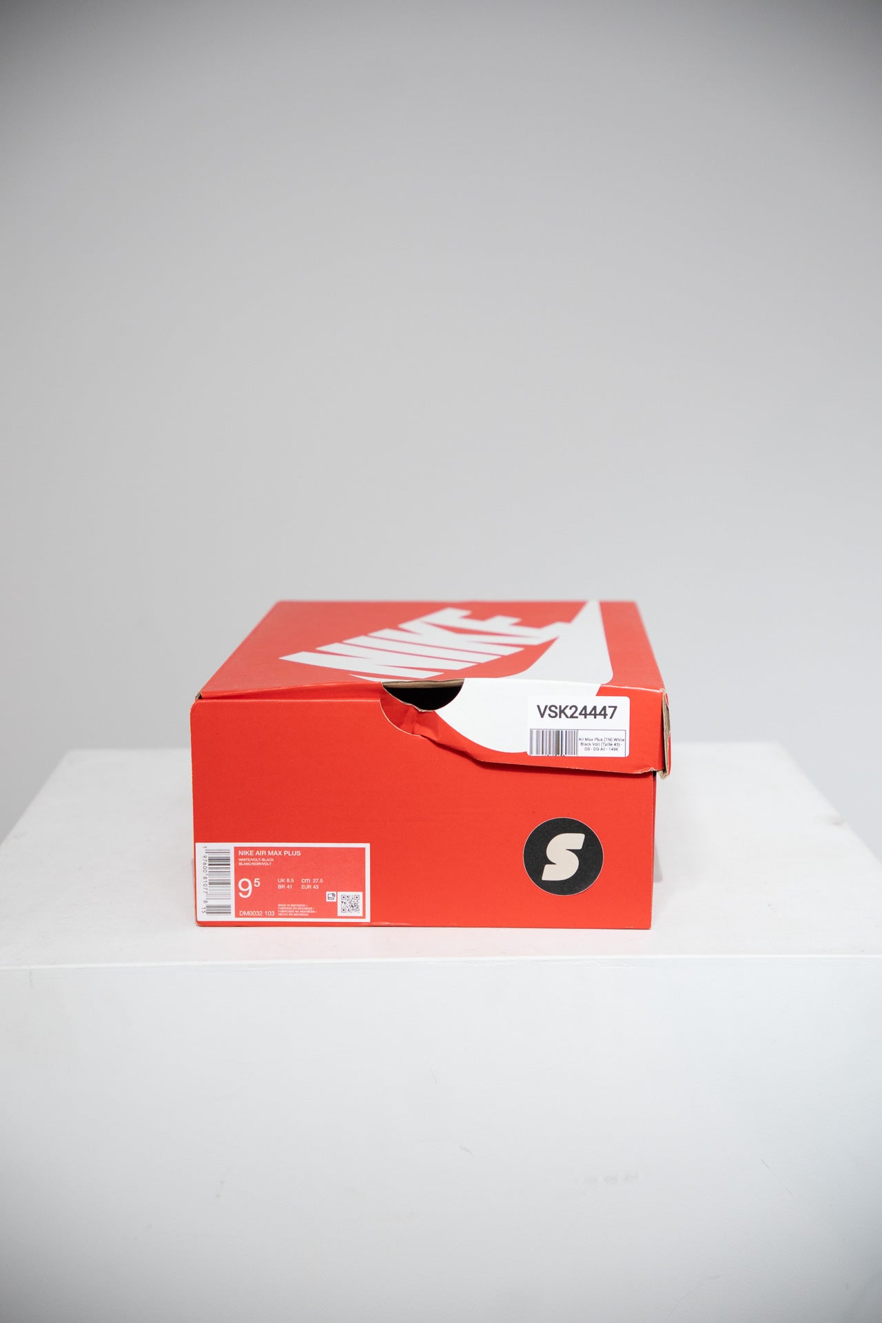 Air Max Plus (TN) White Black Volt (Taille 43)