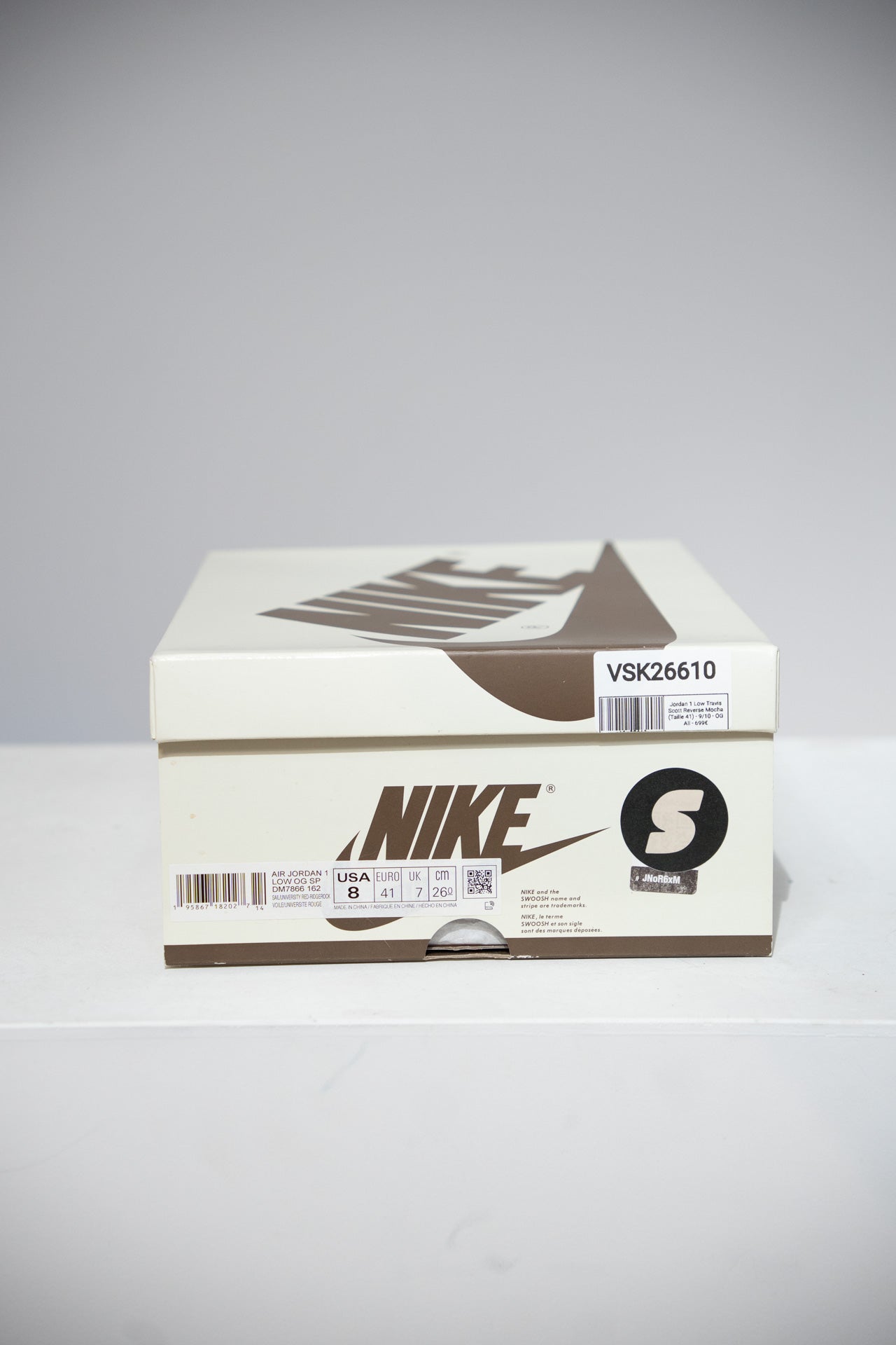 Jordan 1 Low Travis Scott Reverse Mocha (Taille 41)