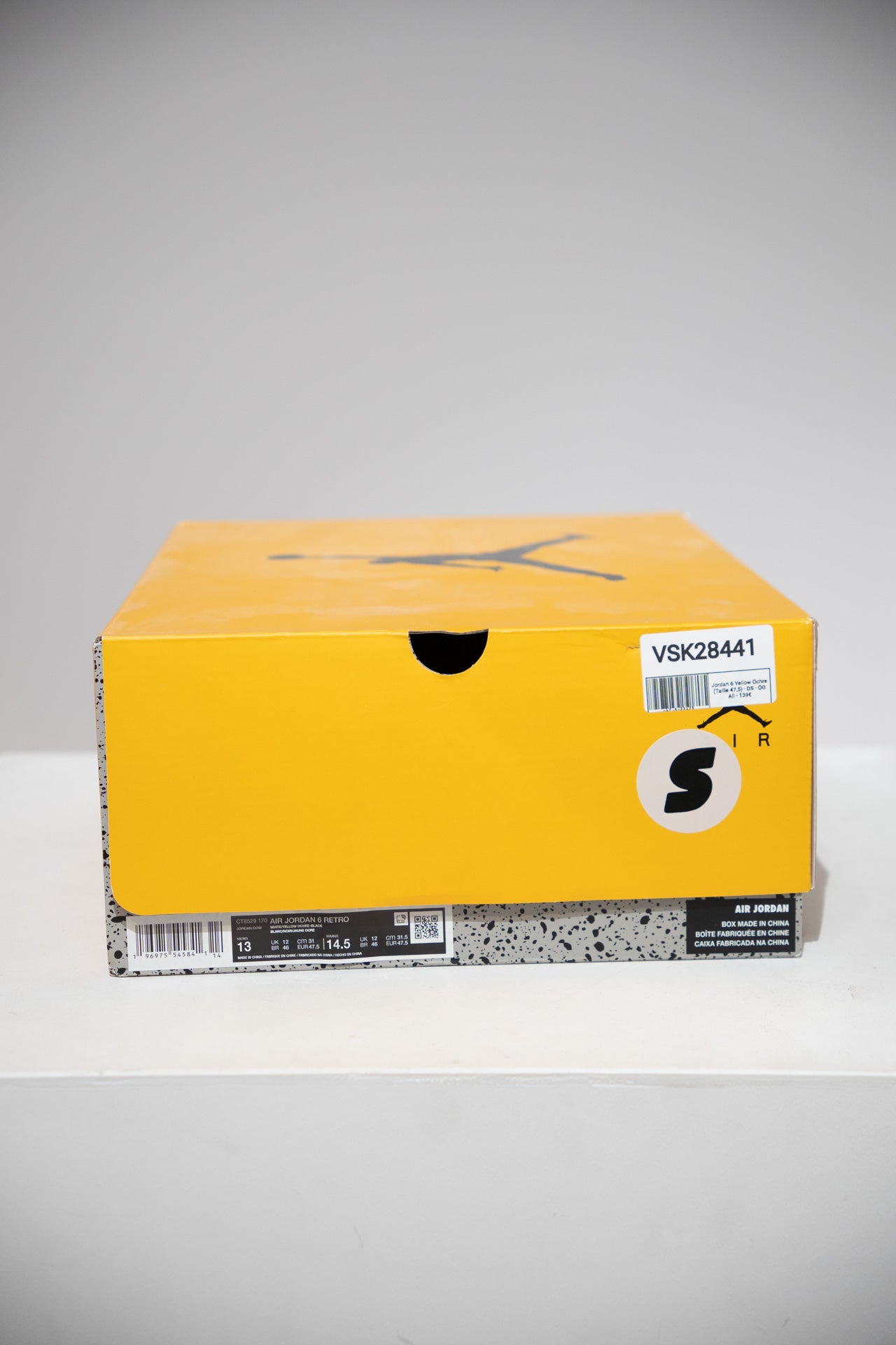 Jordan 6 Yellow Ochre (Taille 47,5)