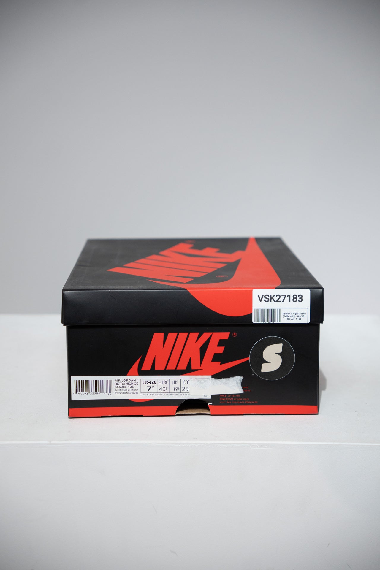 Jordan 1 High Mocha (Taille 40,5)