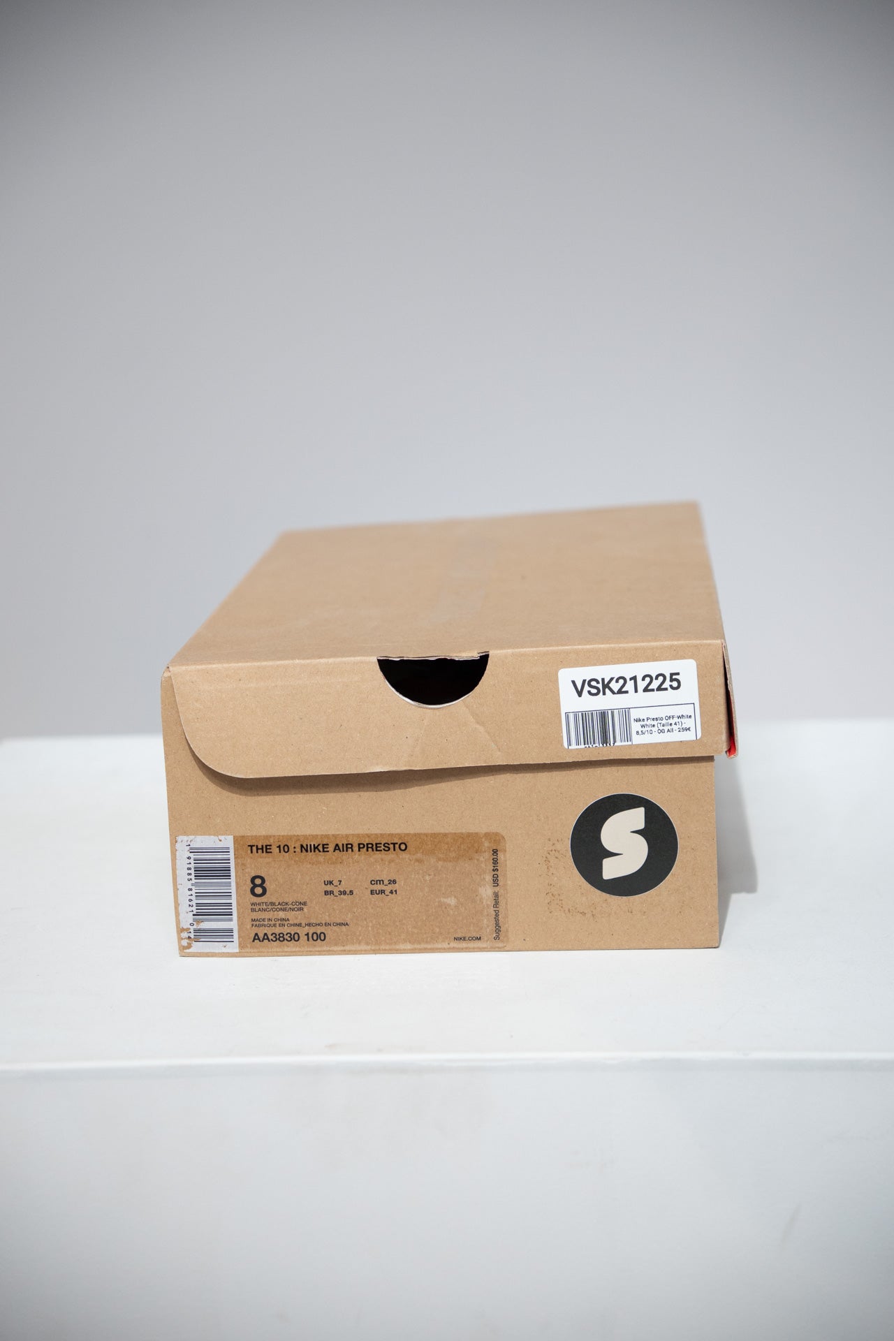 Nike Presto OFF-White White (Taille 41)
