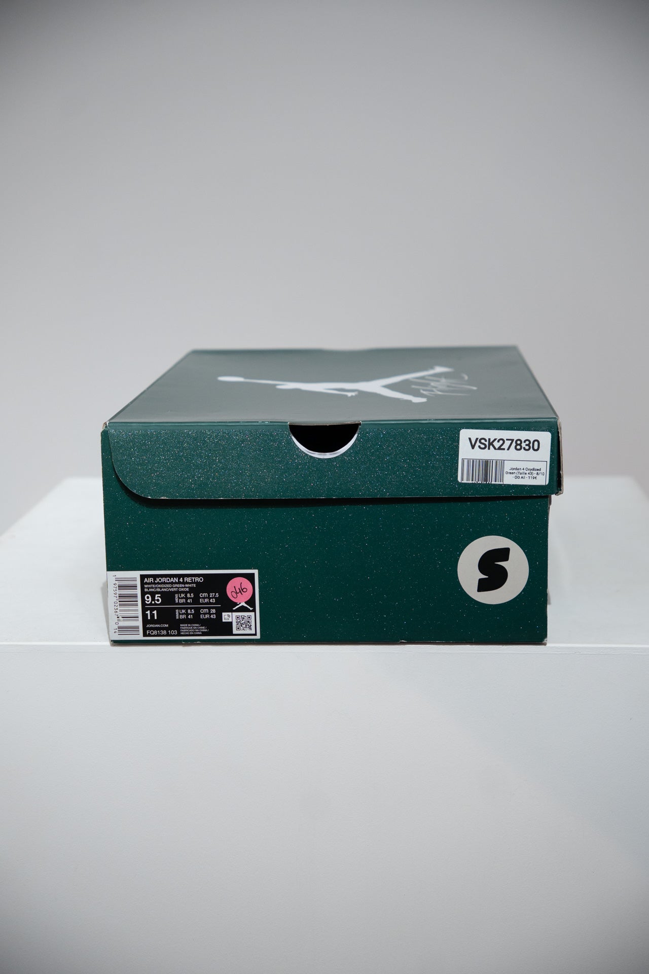 Jordan 4 Oxydized Green (Taille 43)