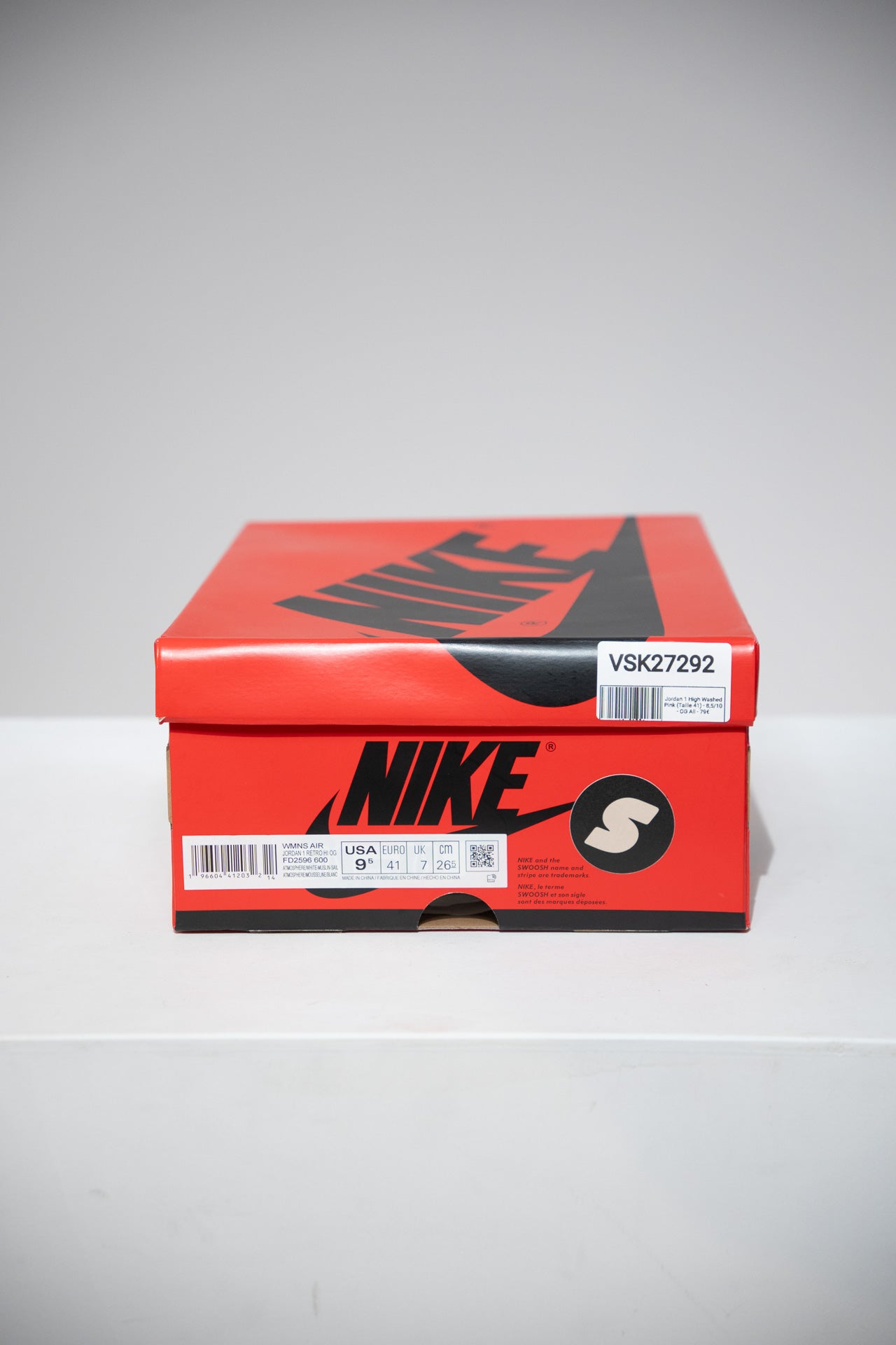 Jordan 1 High Washed Pink (Taille 41)