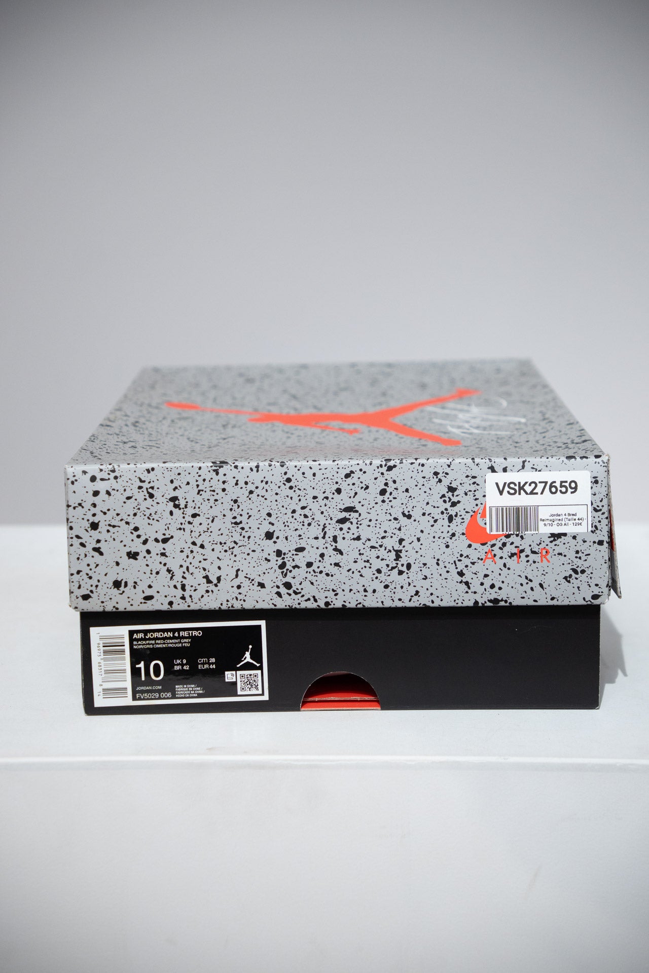 Jordan 4 Bred Reimagined (Taille 44)