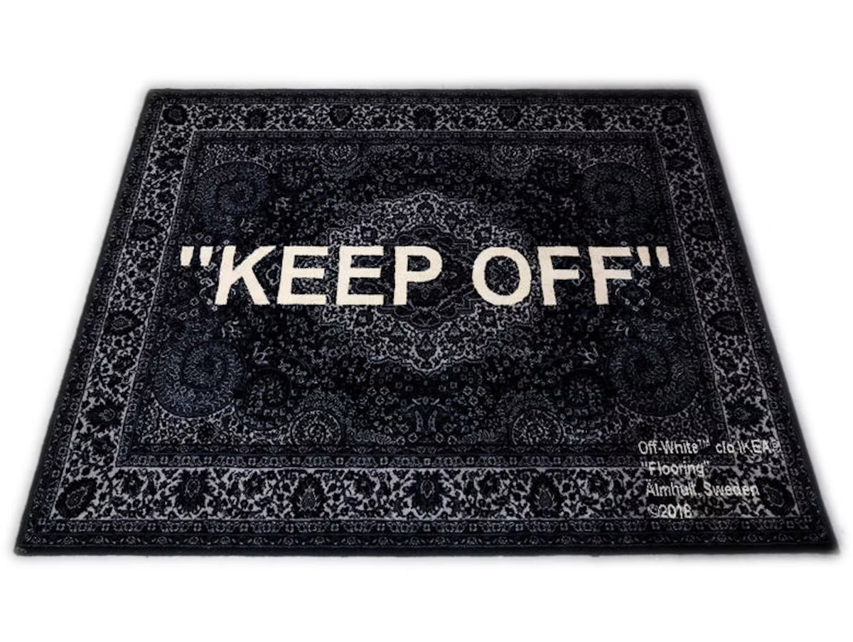 Tapis Virgil Abloh x IKEA "KEEP OFF" 133x195 cm