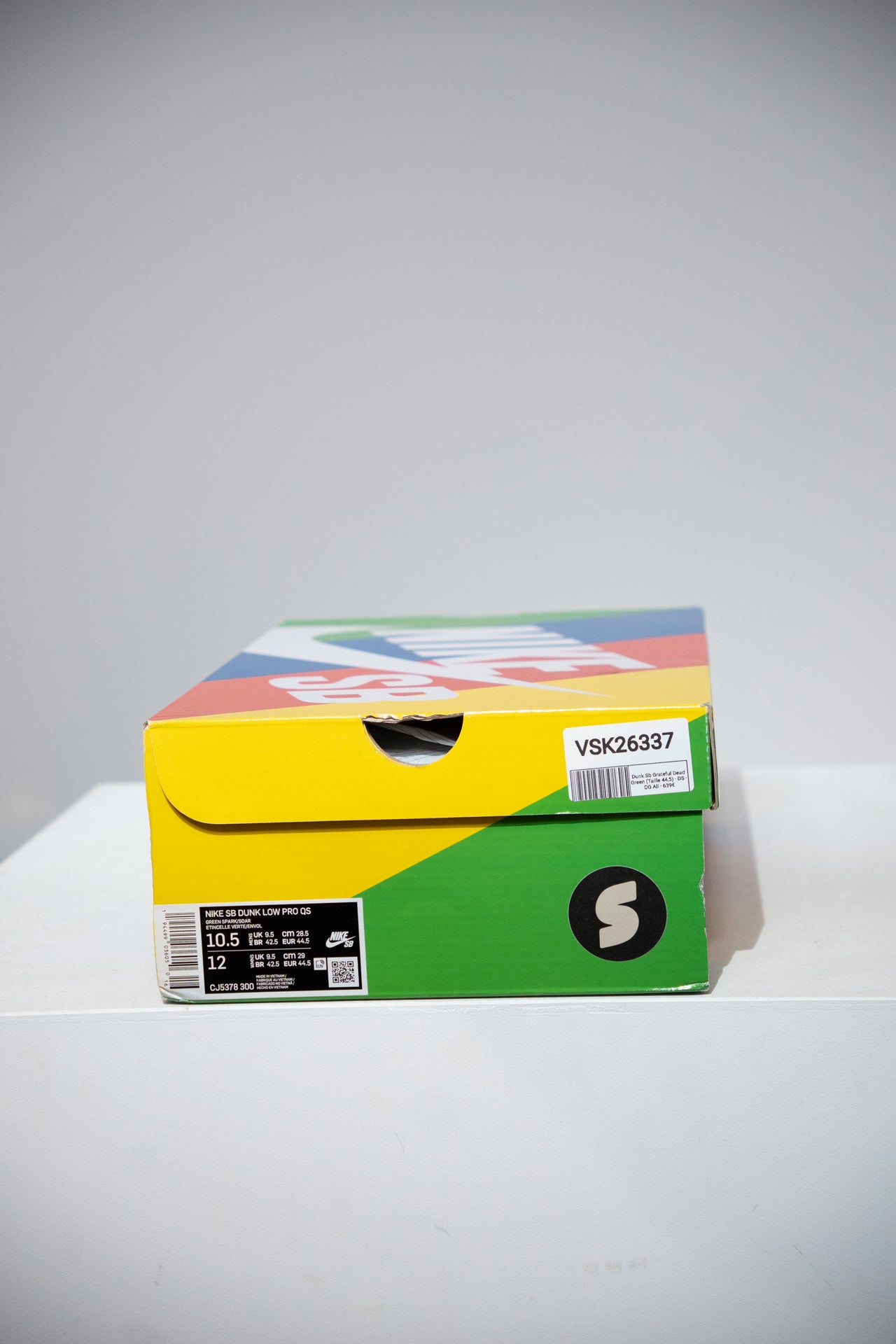 Dunk Sb Grateful Dead Green (Taille 44,5)