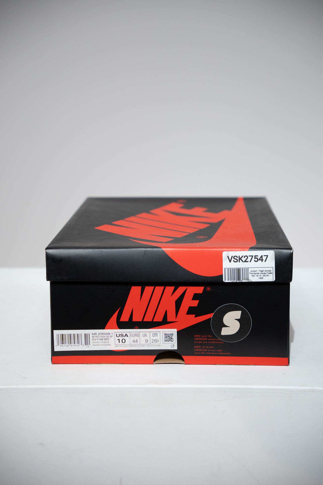 Jordan 1 High Across The Spider-Verse (Taille 44)