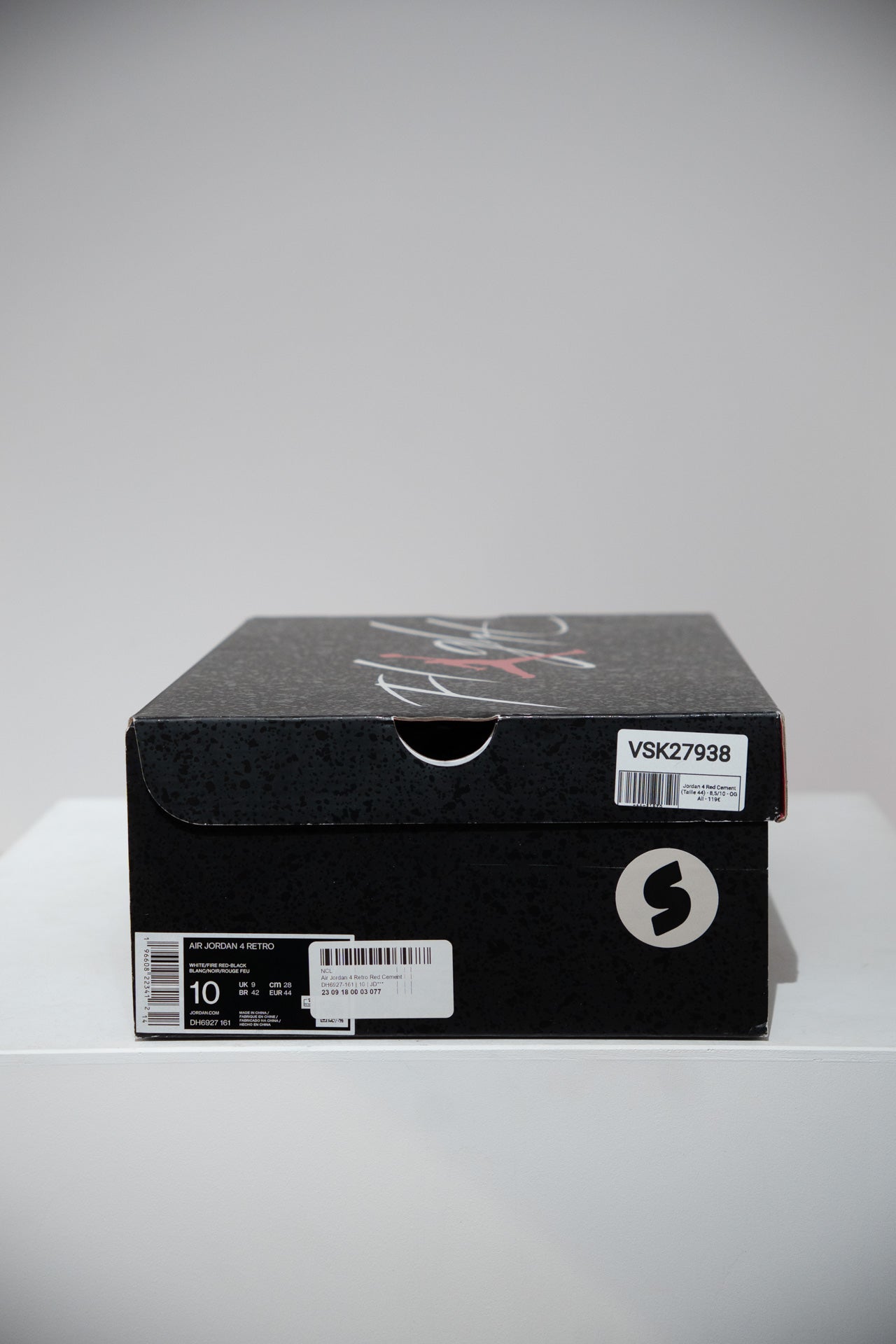 Jordan 4 Red Cement (Taille 44)