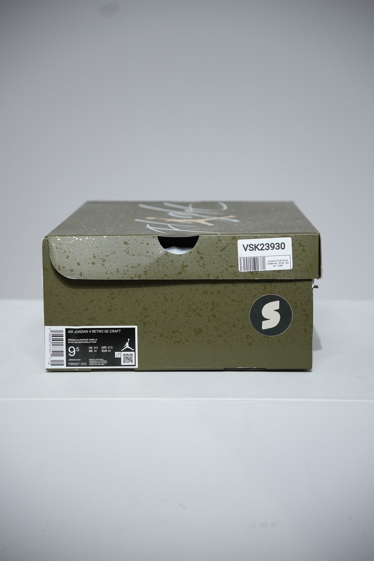 Jordan 4 Craft Olive (Taille 43)