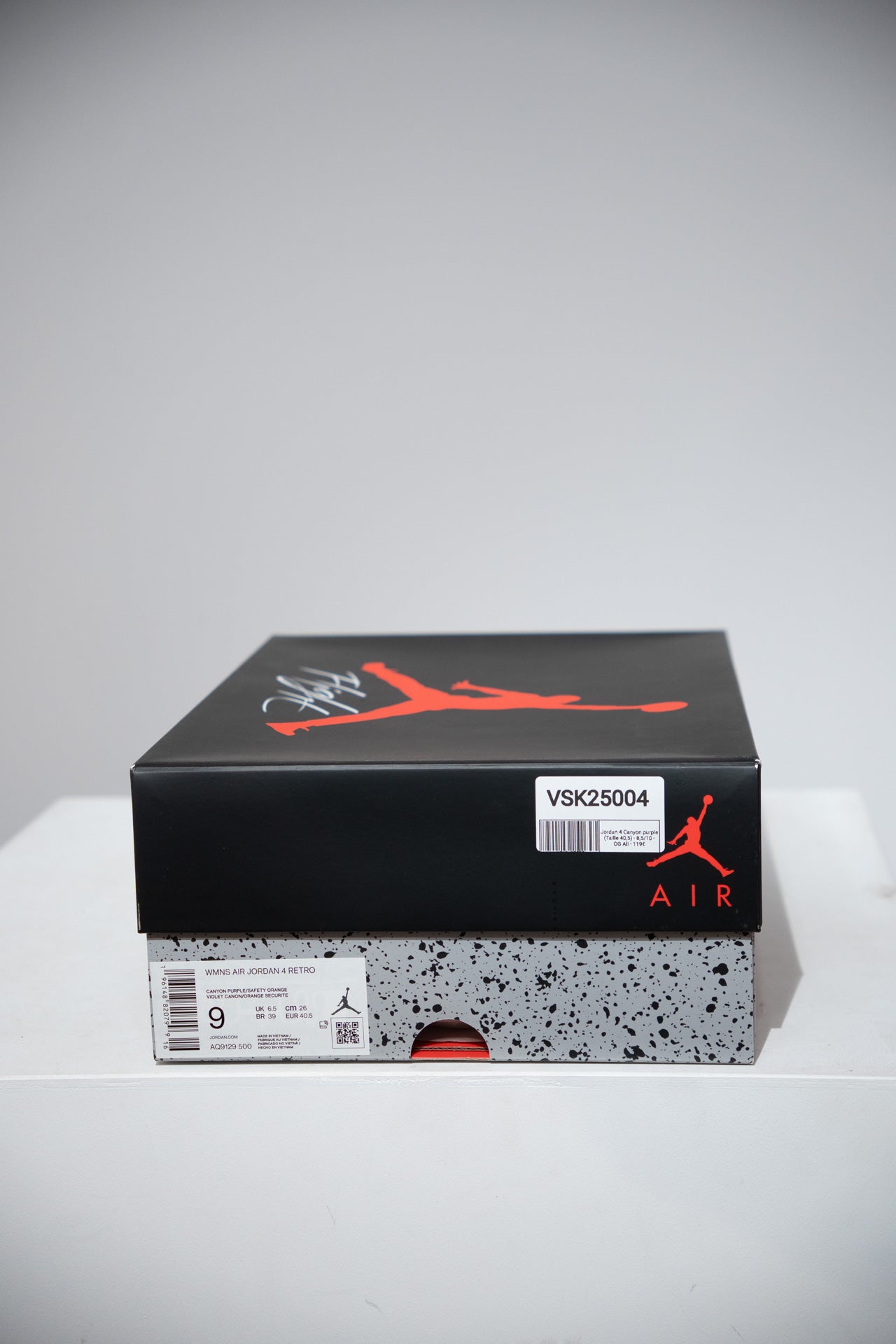 Jordan 4 Canyon purple (Taille 40,5)