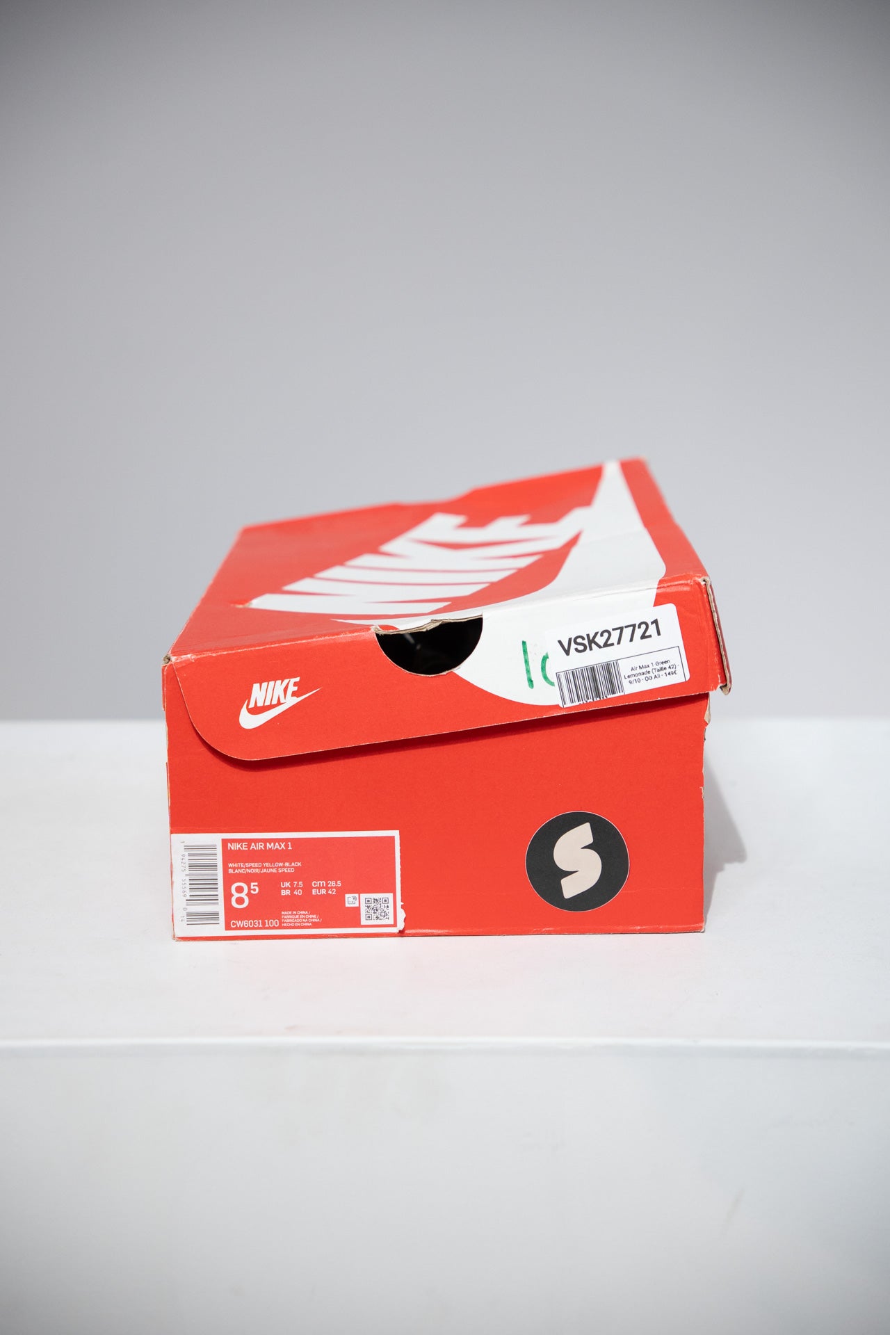 Air Max 1 Green Lemonade (Taille 42)