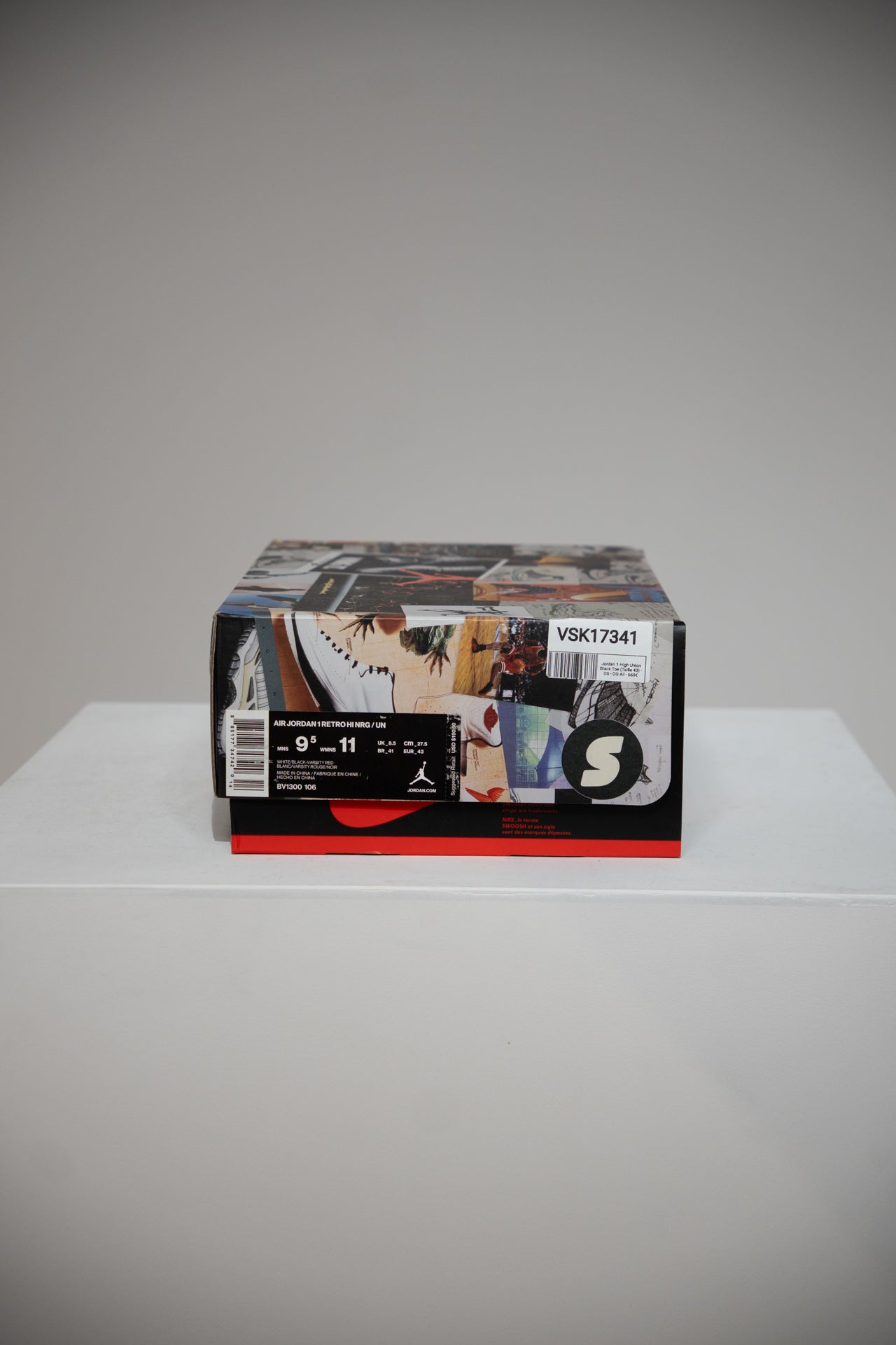Jordan 1 High Union Black Toe (Taille 43)