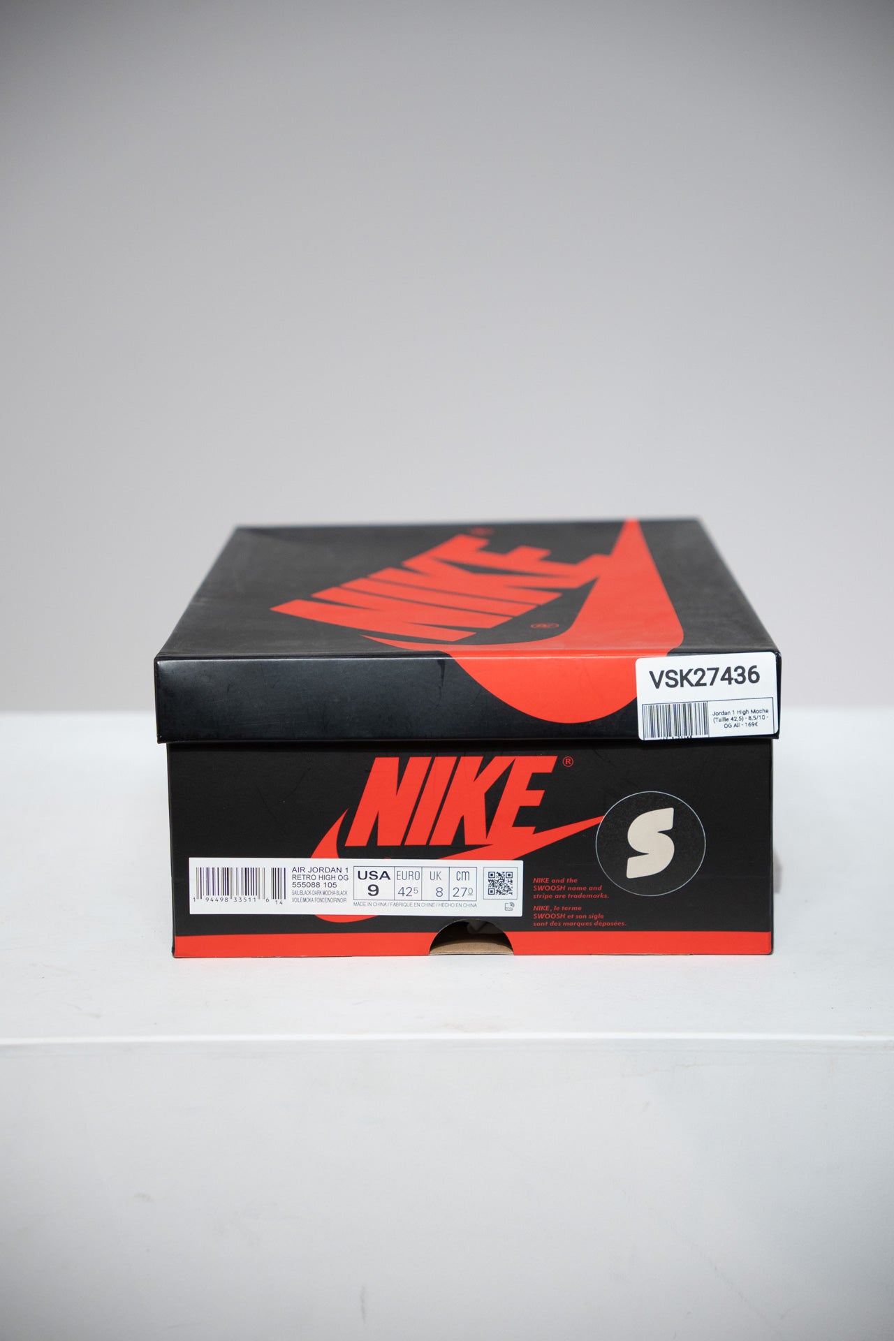 Jordan 1 High Mocha (Taille 42,5)