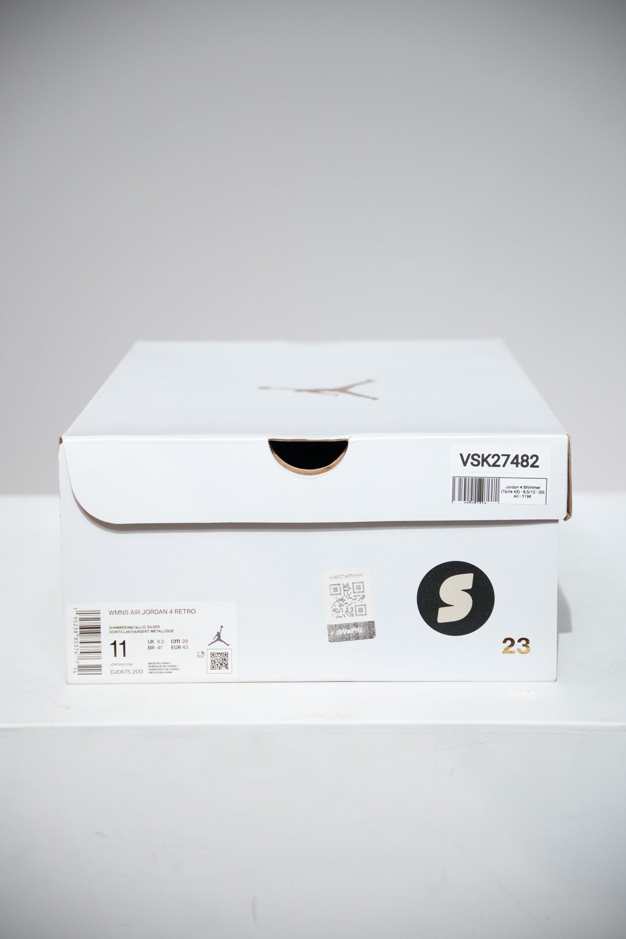 Jordan 4 Shimmer (Taille 43)