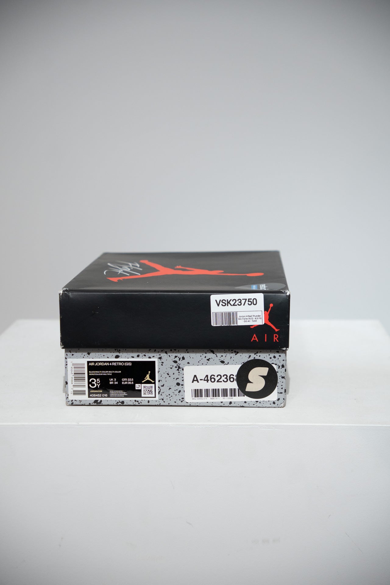 Jordan 4 Red Thunder GS (Taille 35,5)