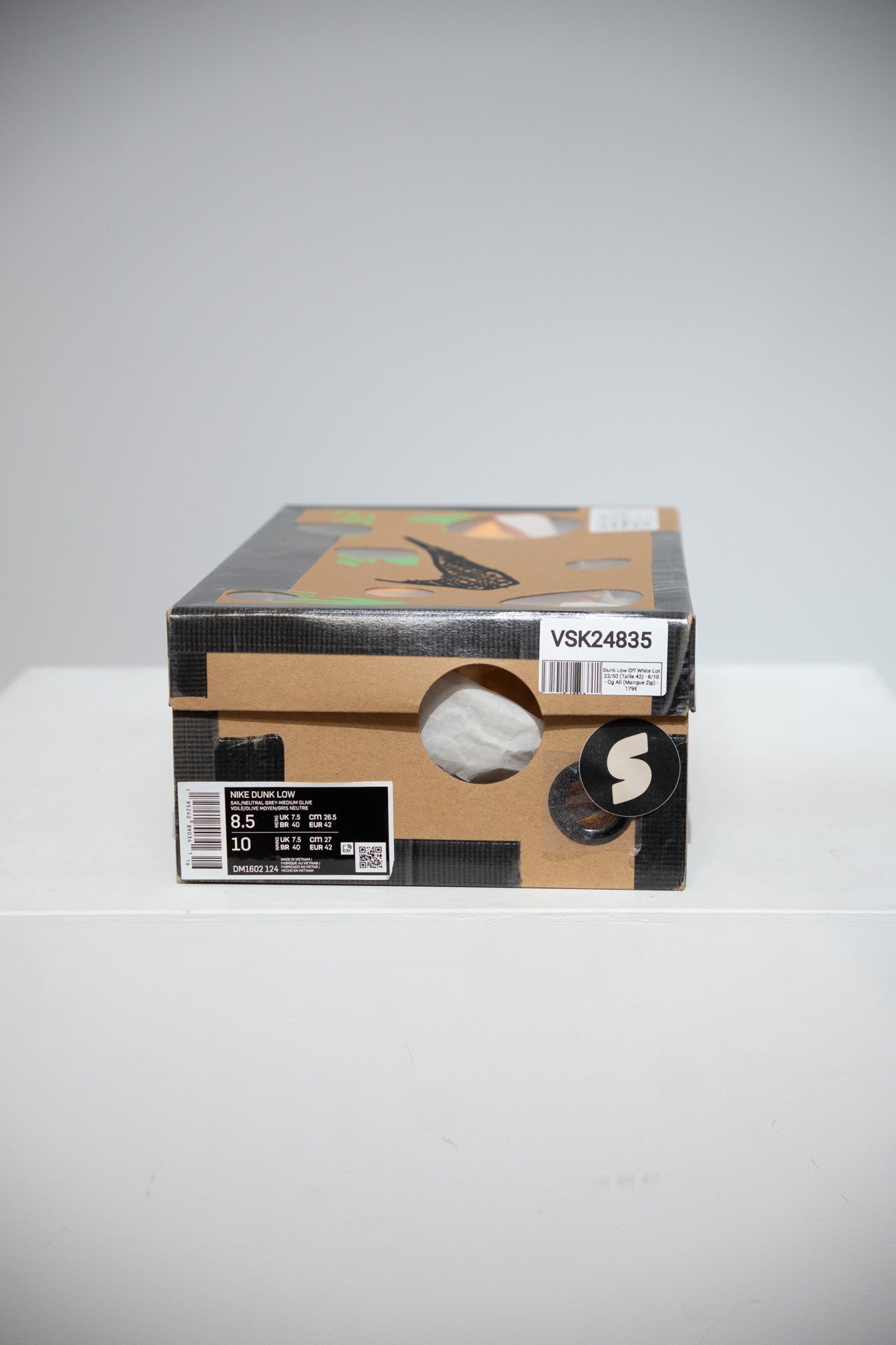 Dunk Low Off White Lot 22/50 (Taille 42)