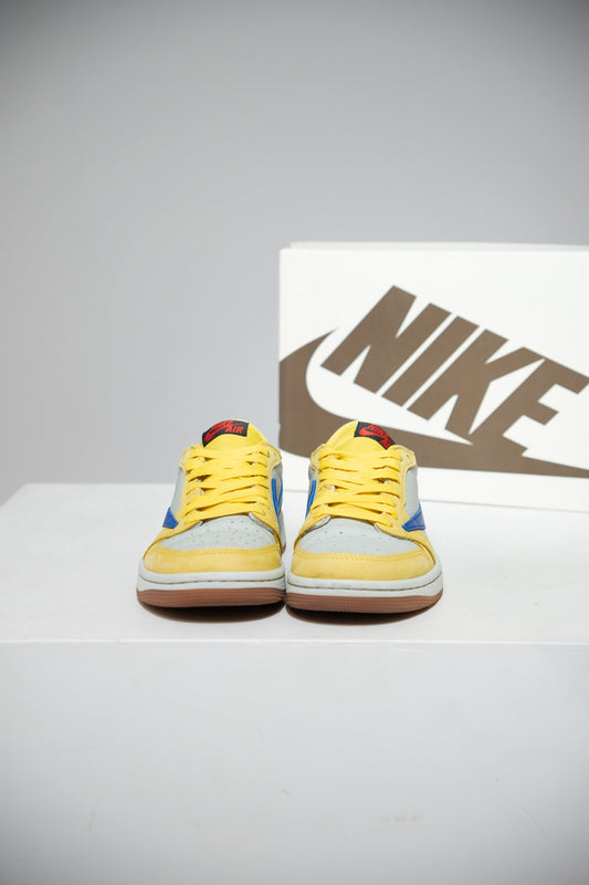 Jordan 1 Low Travis Scott Canary Yellow (Taille 38)