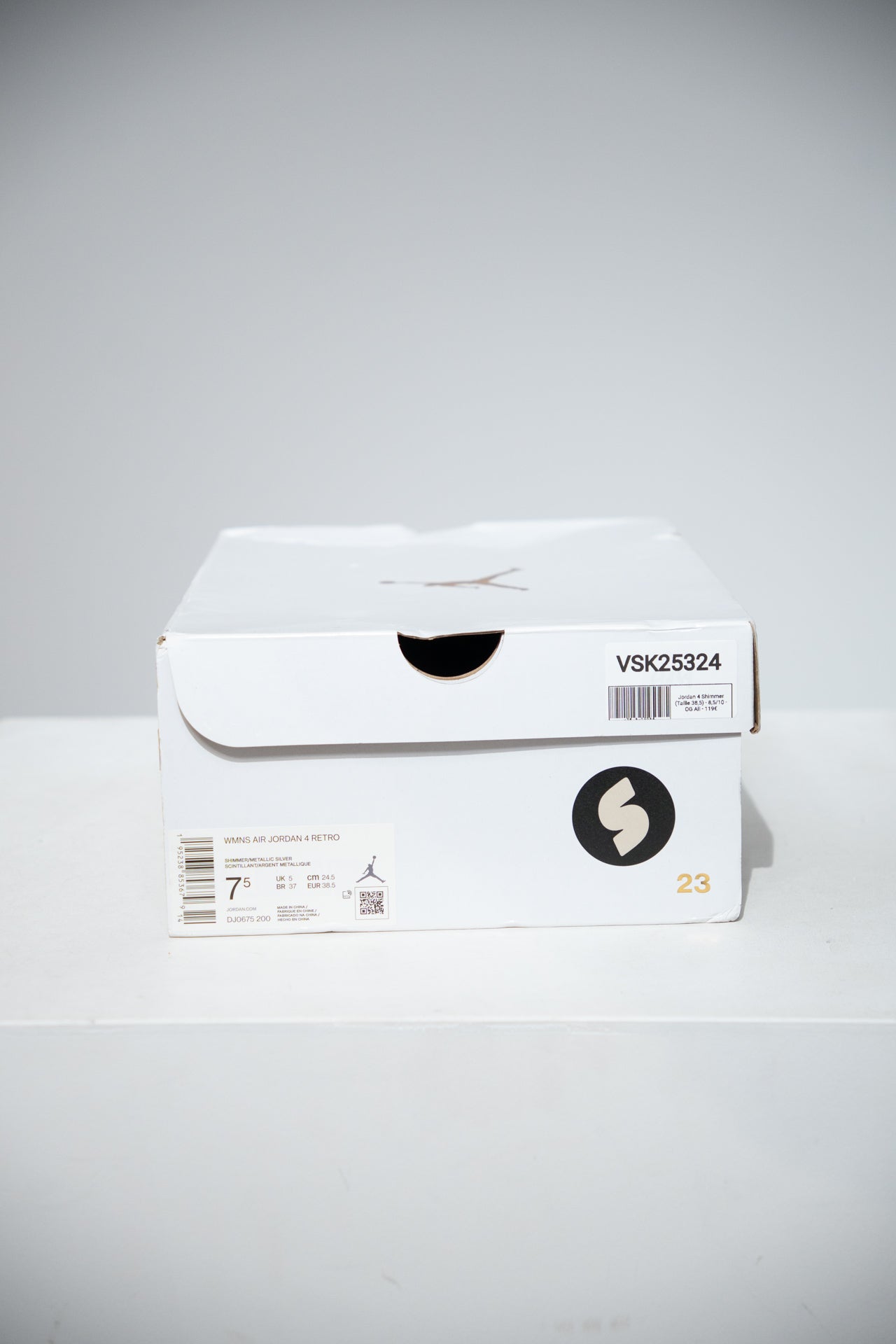 Jordan 4 Shimmer (Taille 38,5)