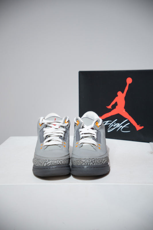 Jordan 3 Cool Grey GS (Taille 39)