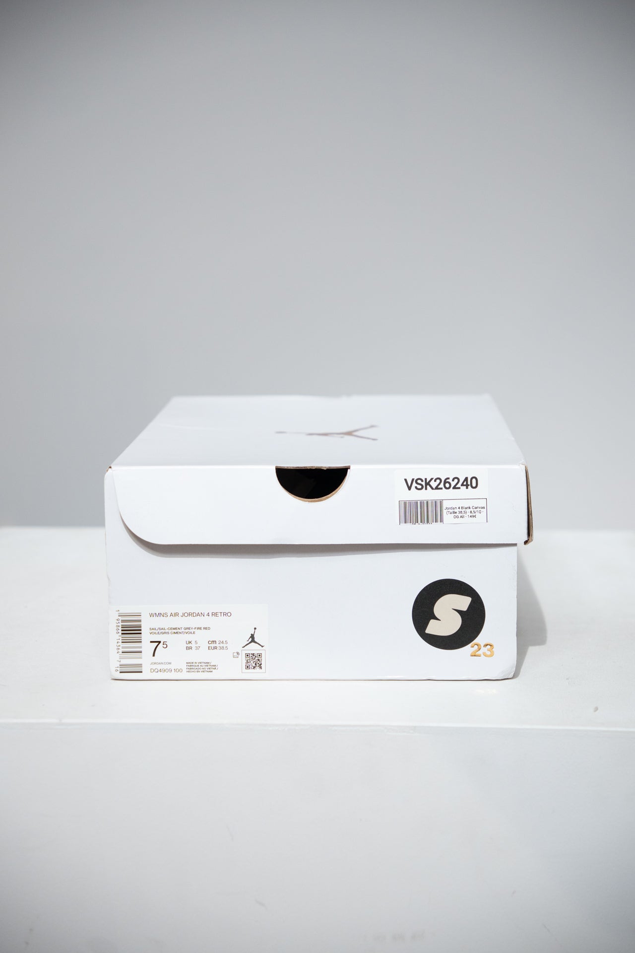 Jordan 4 Blank Canvas (Taille 38,5)