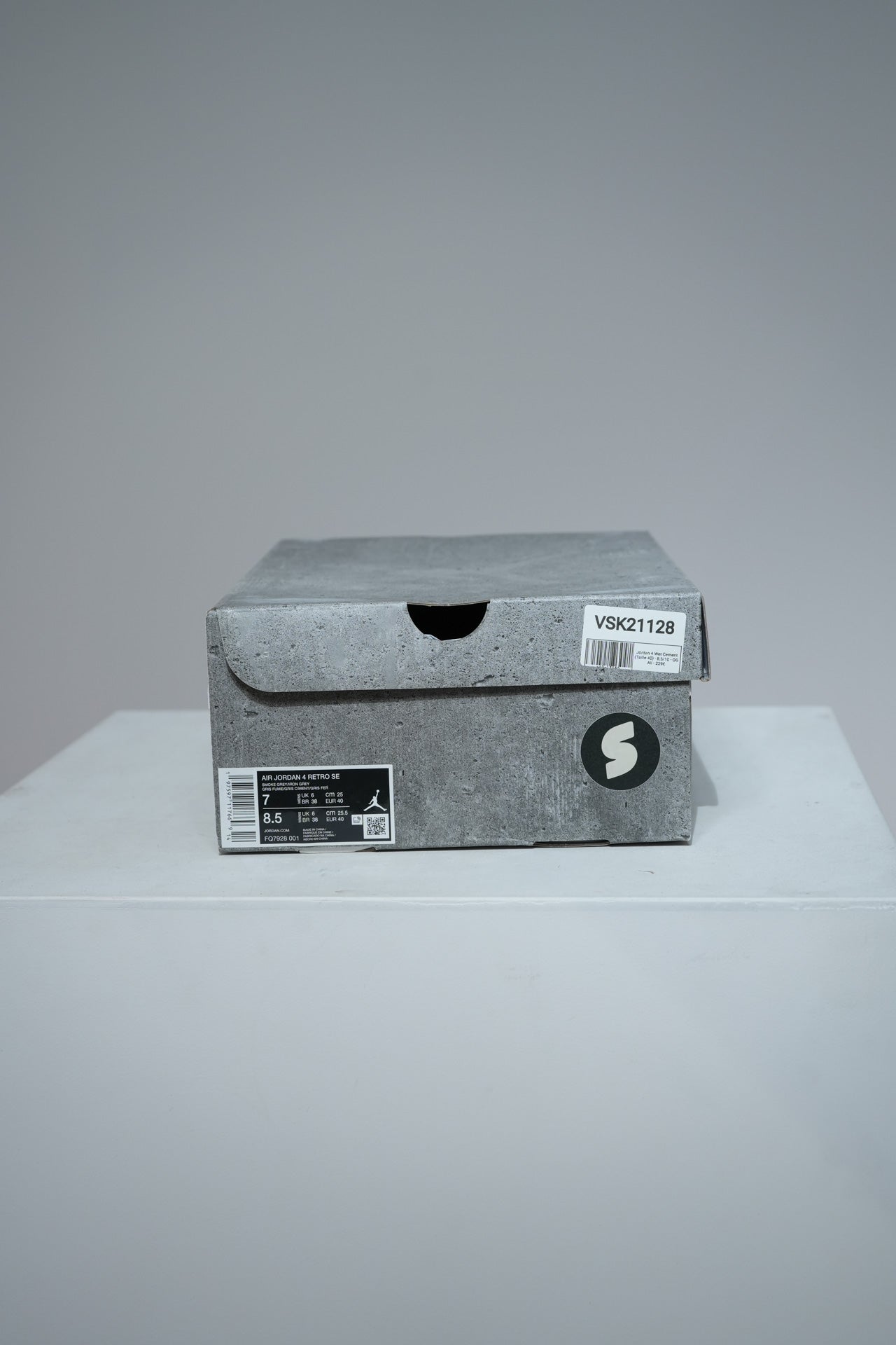 Jordan 4 Wet Cement (Taille 40)