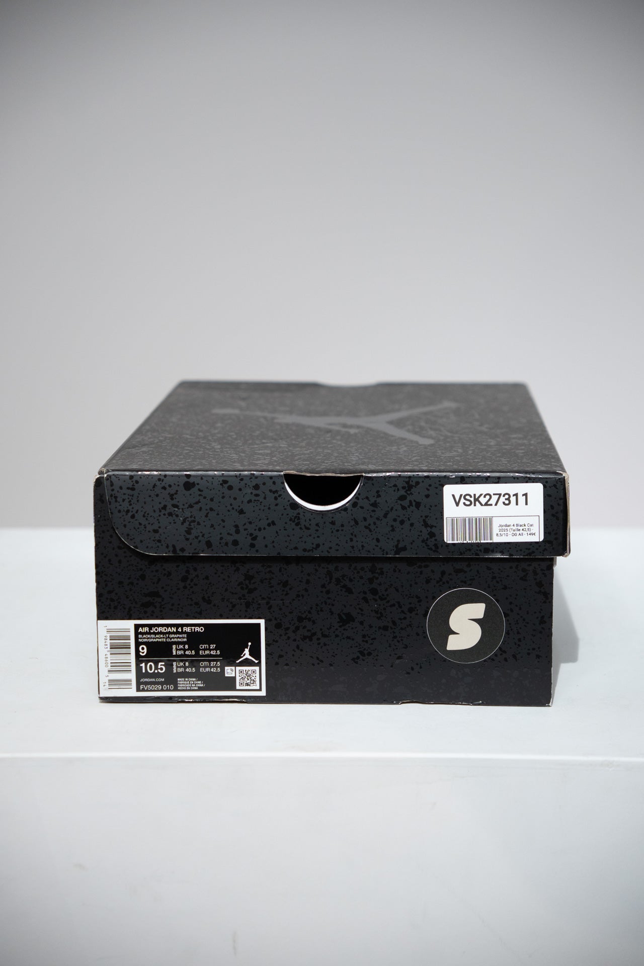 Jordan 4 Black Cat 2025 (Taille 42,5)