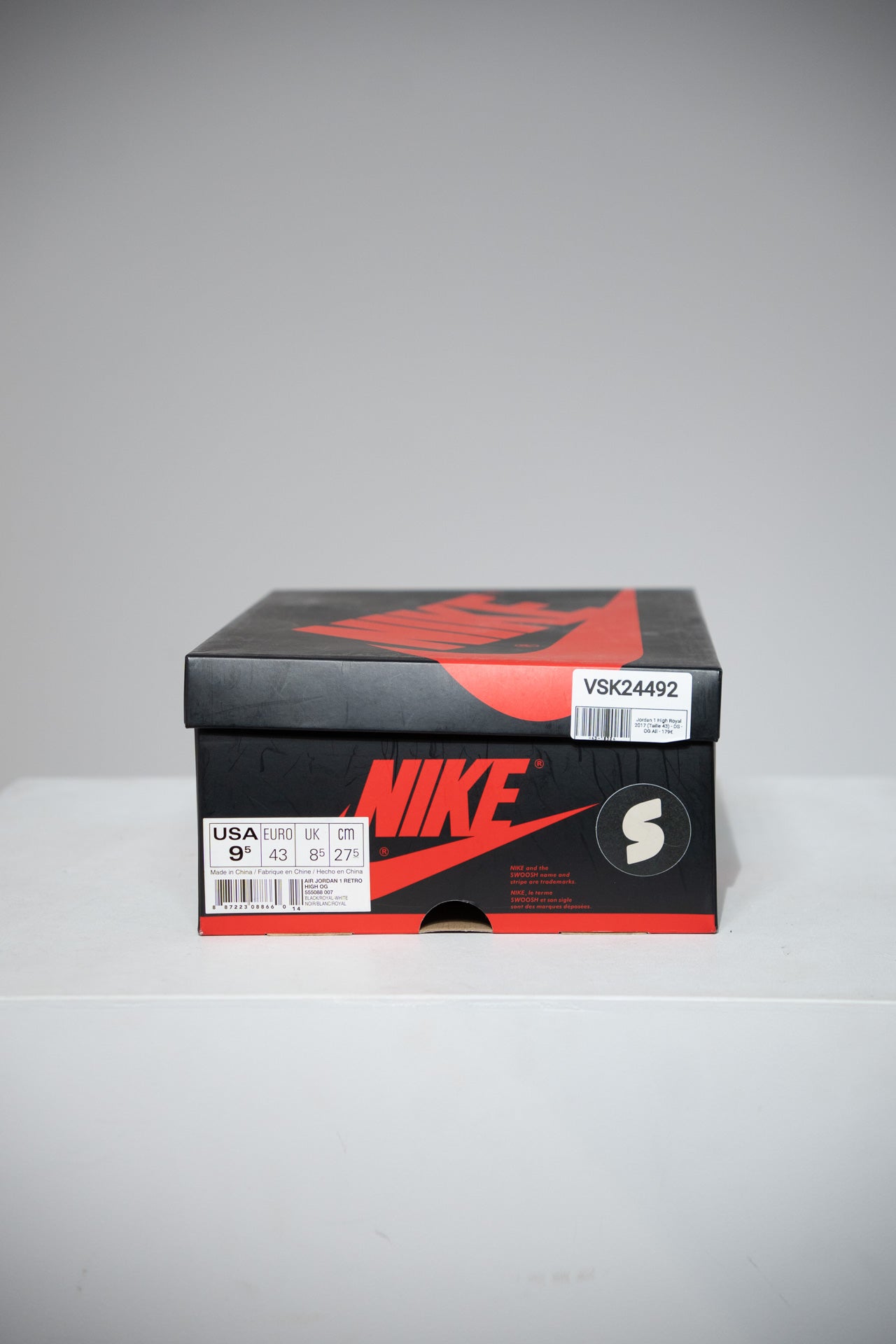 Jordan 1 High Royal 2017 (Taille 43)