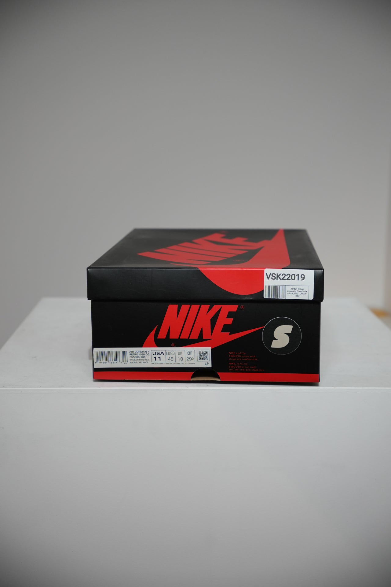 Jordan 1 High University Blue (Taille 45)