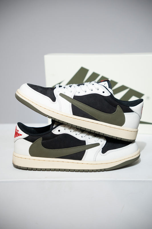 Jordan 1 Low Travis Scott Olive (Taille 40)