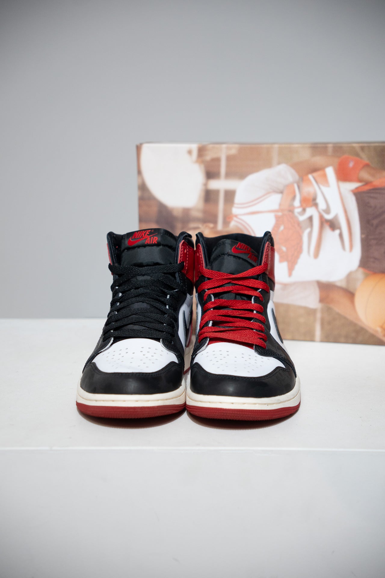 Jordan 1 High Black Toe Reimagined (Taille 40,5)