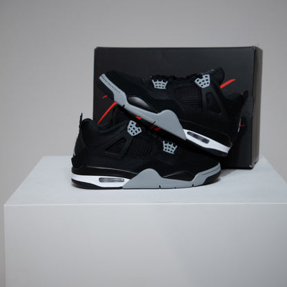 Jordan 4 Black Canvas (Taille 44)