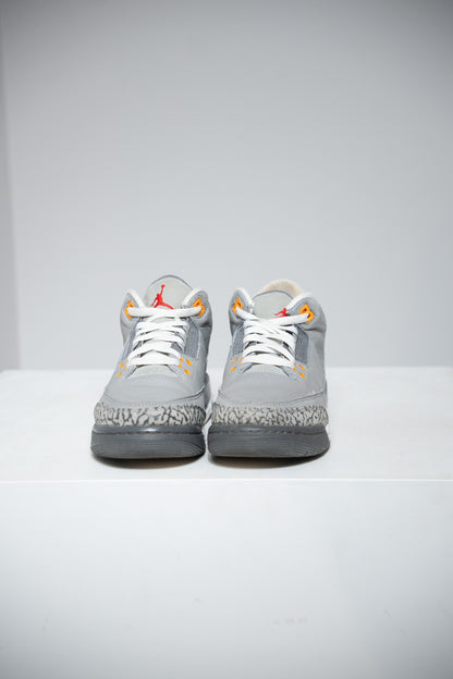 Jordan 3 Cool Grey GS (Taille 38,5)