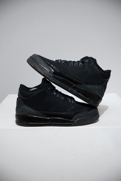 Jordan 3 Black Cat GS (Taille 38,5)