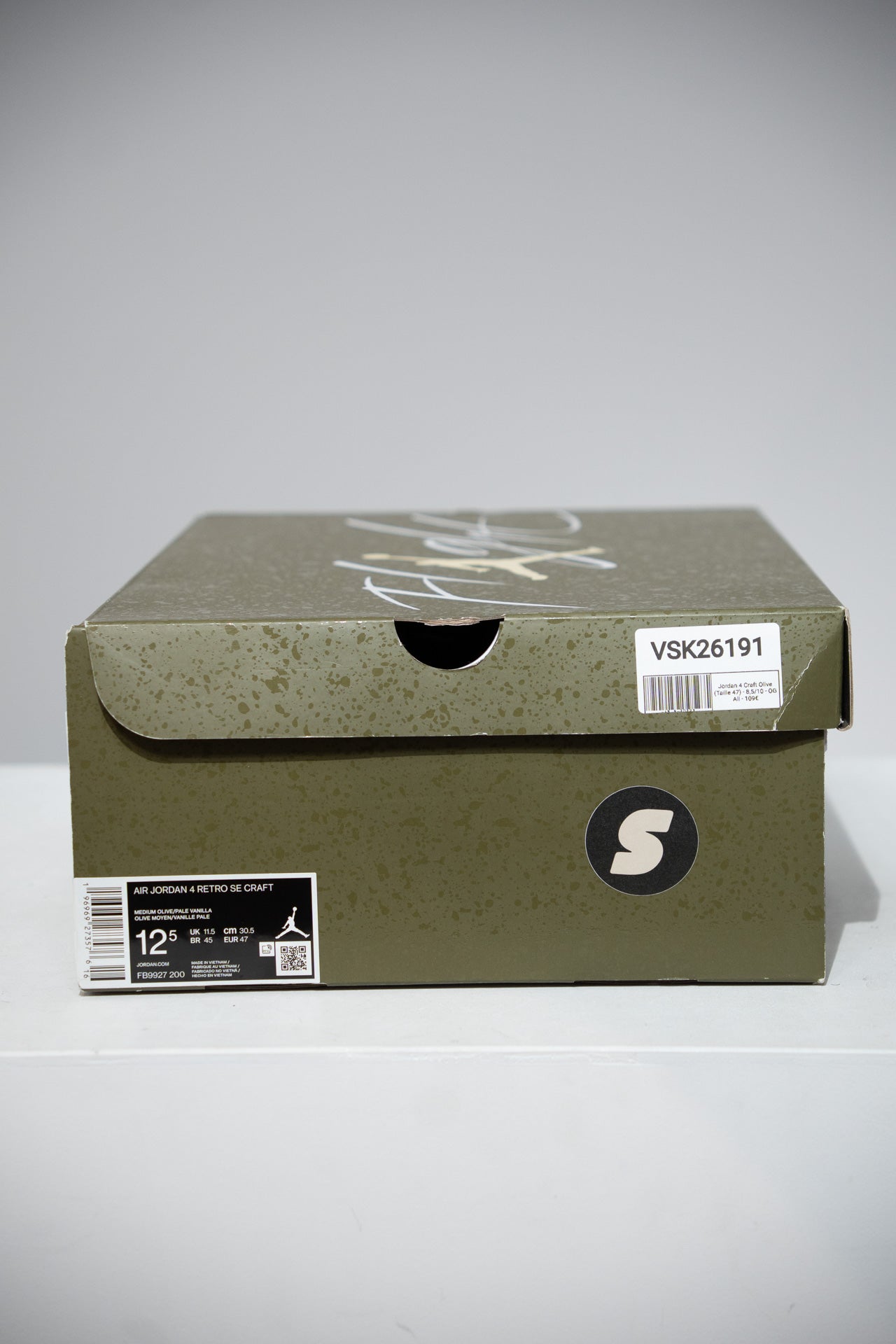 Jordan 4 Craft Olive (Taille 47)