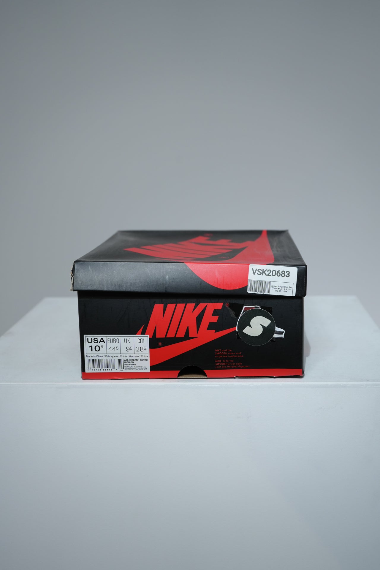 Jordan 1 High Gym Red (Taille 44,5)