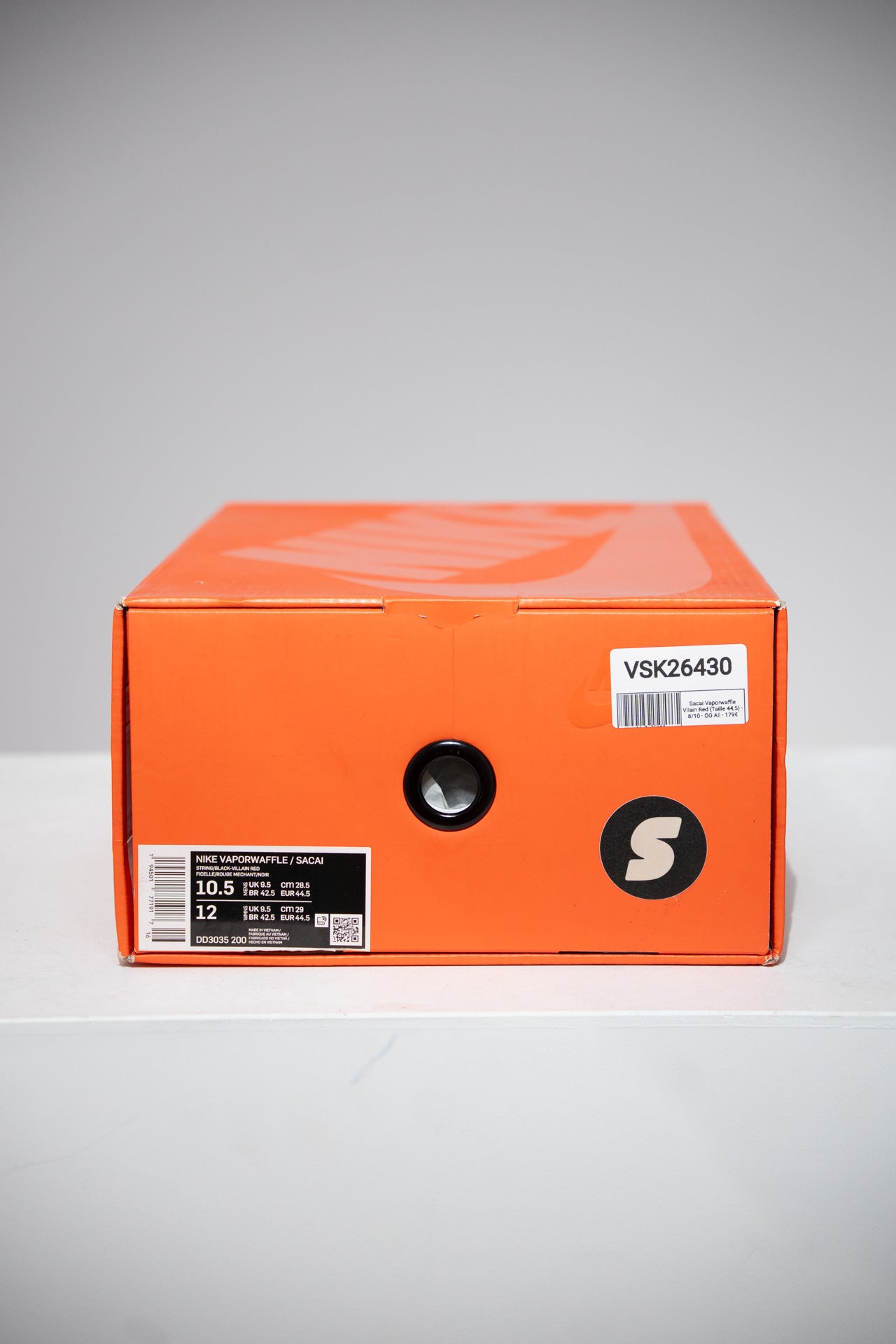 Sacai Vaporwaffle Vilain Red (Taille 44,5)