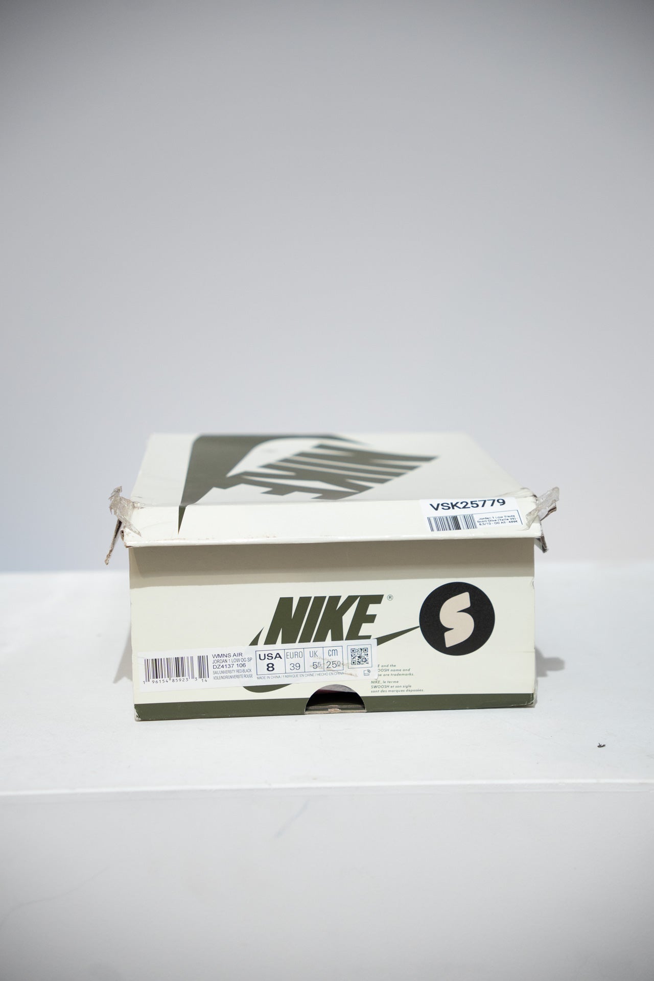 Jordan 1 Low Travis Scott Olive (Taille 39)