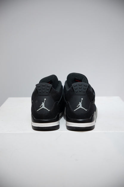 Jordan 4 Black Canvas (Taille 44)