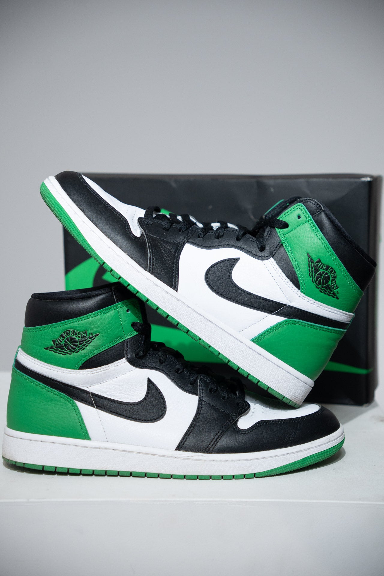 Jordan 1 high Lucky Green 2024 (Taille 46)