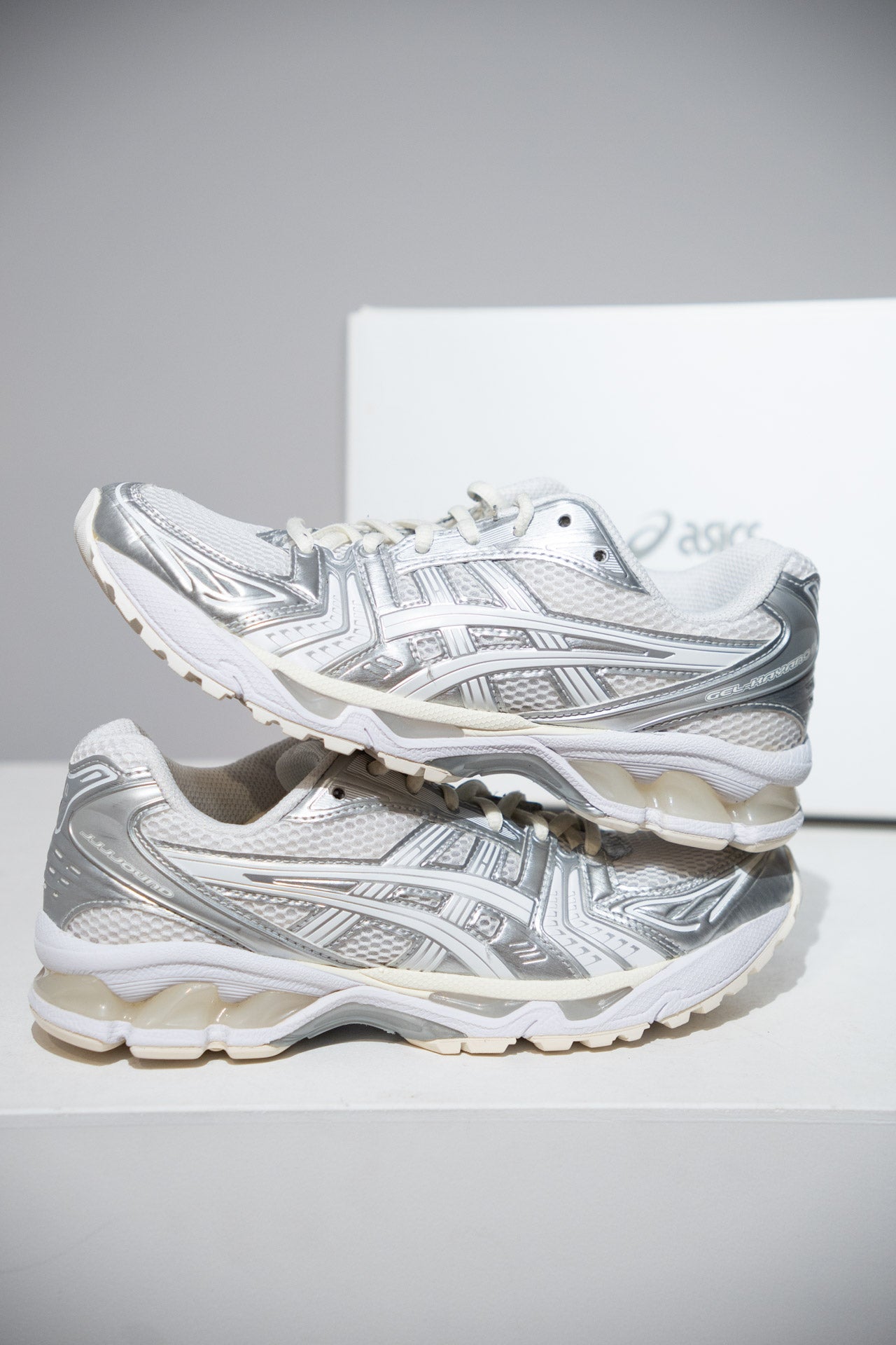 Asics kayano 14 JJJJound Silver (Taille 39,5)